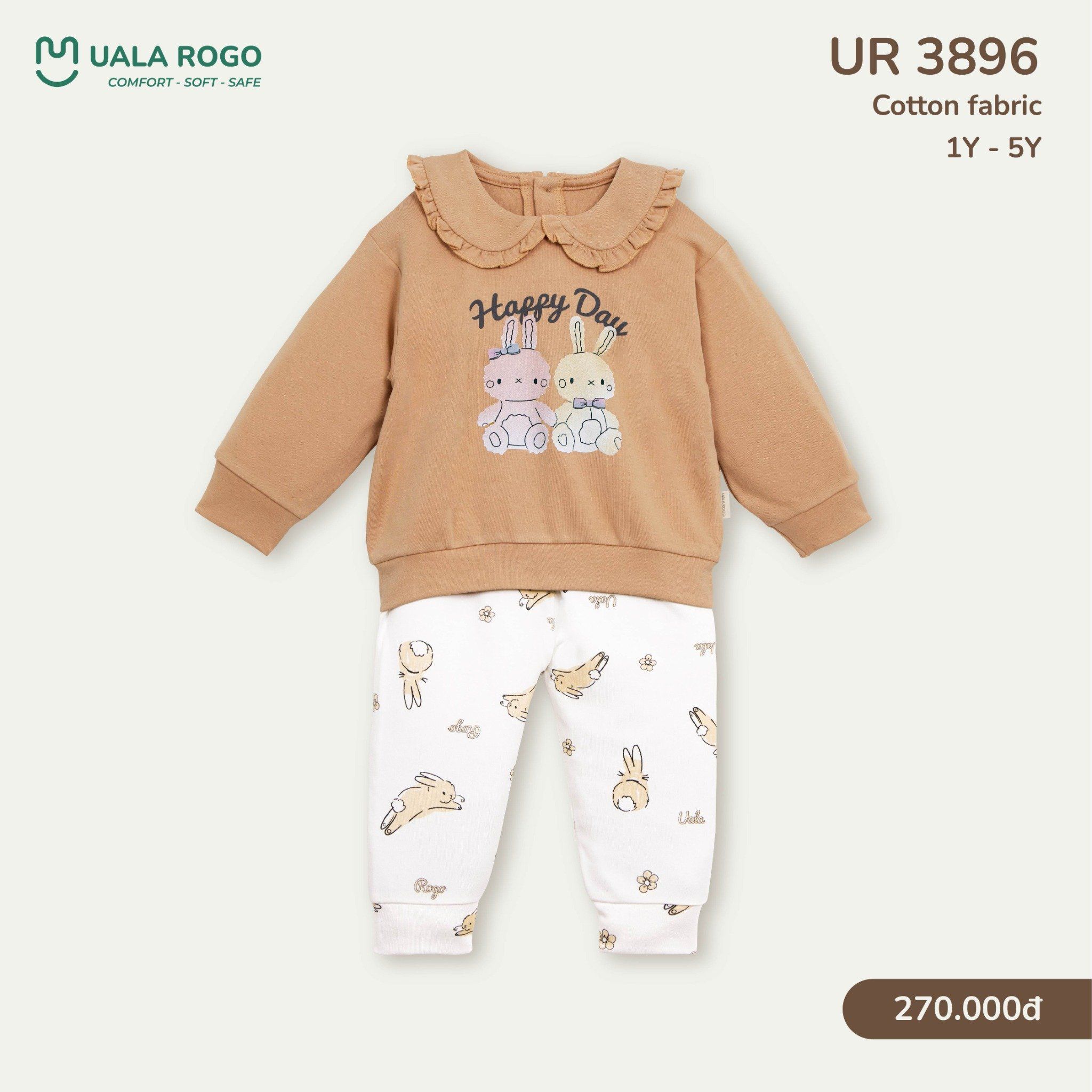 Bộ Dài Cho Bé Gái Chất Liệu Cotton UR 3896 
