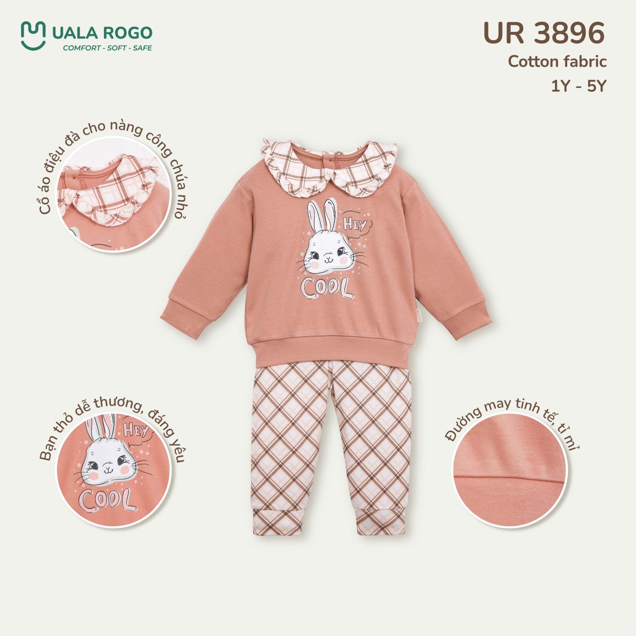  Bộ Dài Cho Bé Gái Chất Liệu Cotton UR 3896 