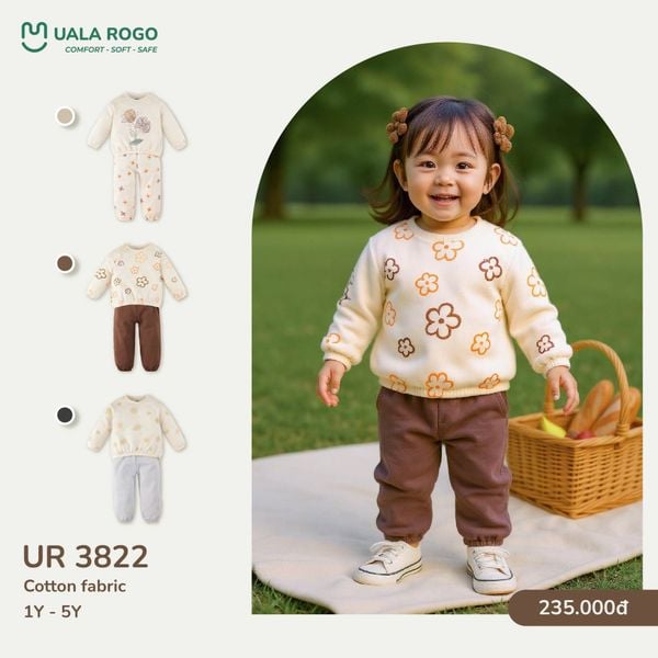  Bộ Dài Hình Hoa UR 3822 