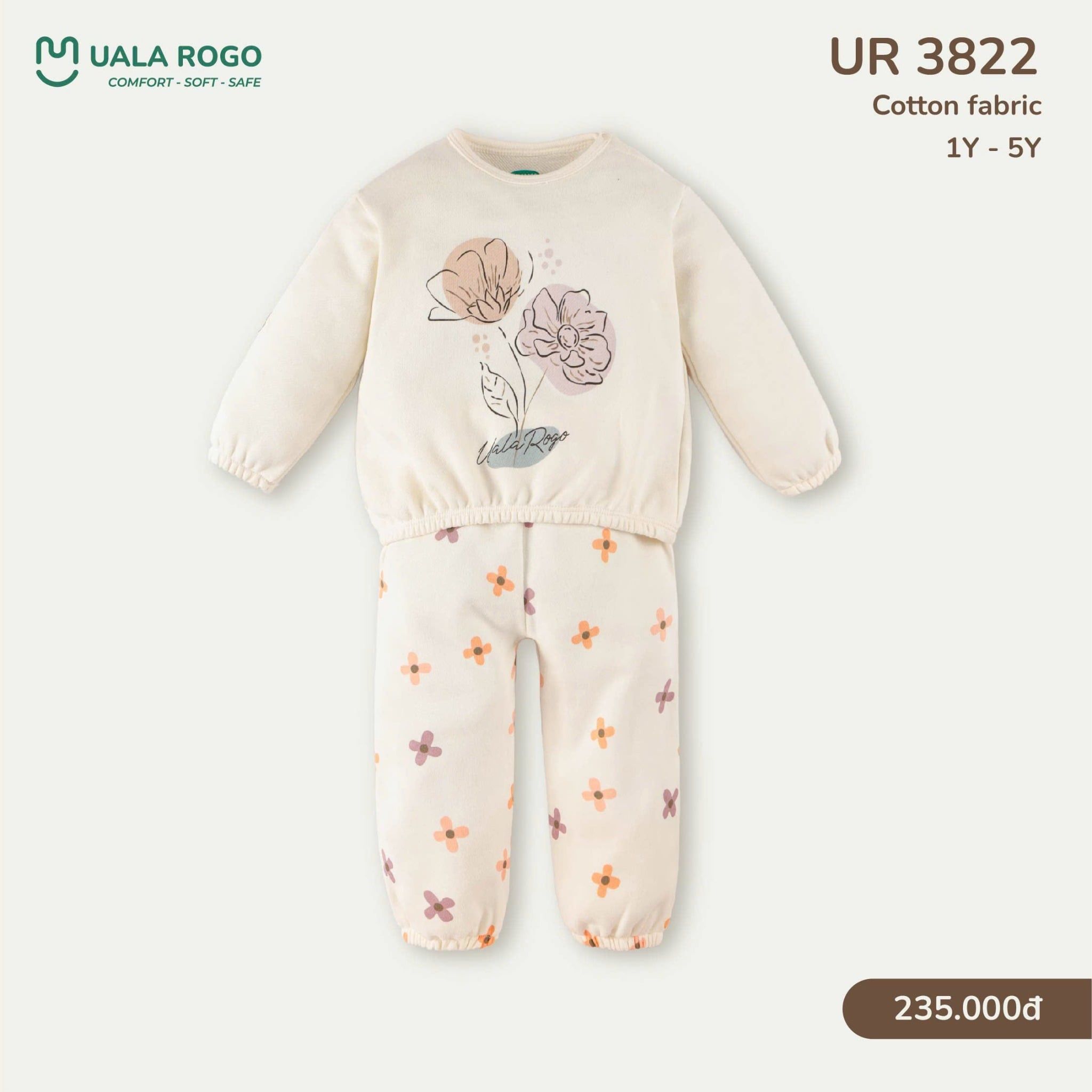  Bộ Dài Hình Hoa UR 3822 