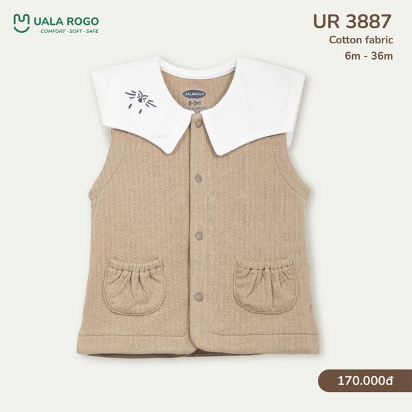  Áo Gile Chất Liệu Cotton Cho Bé UR 3887 