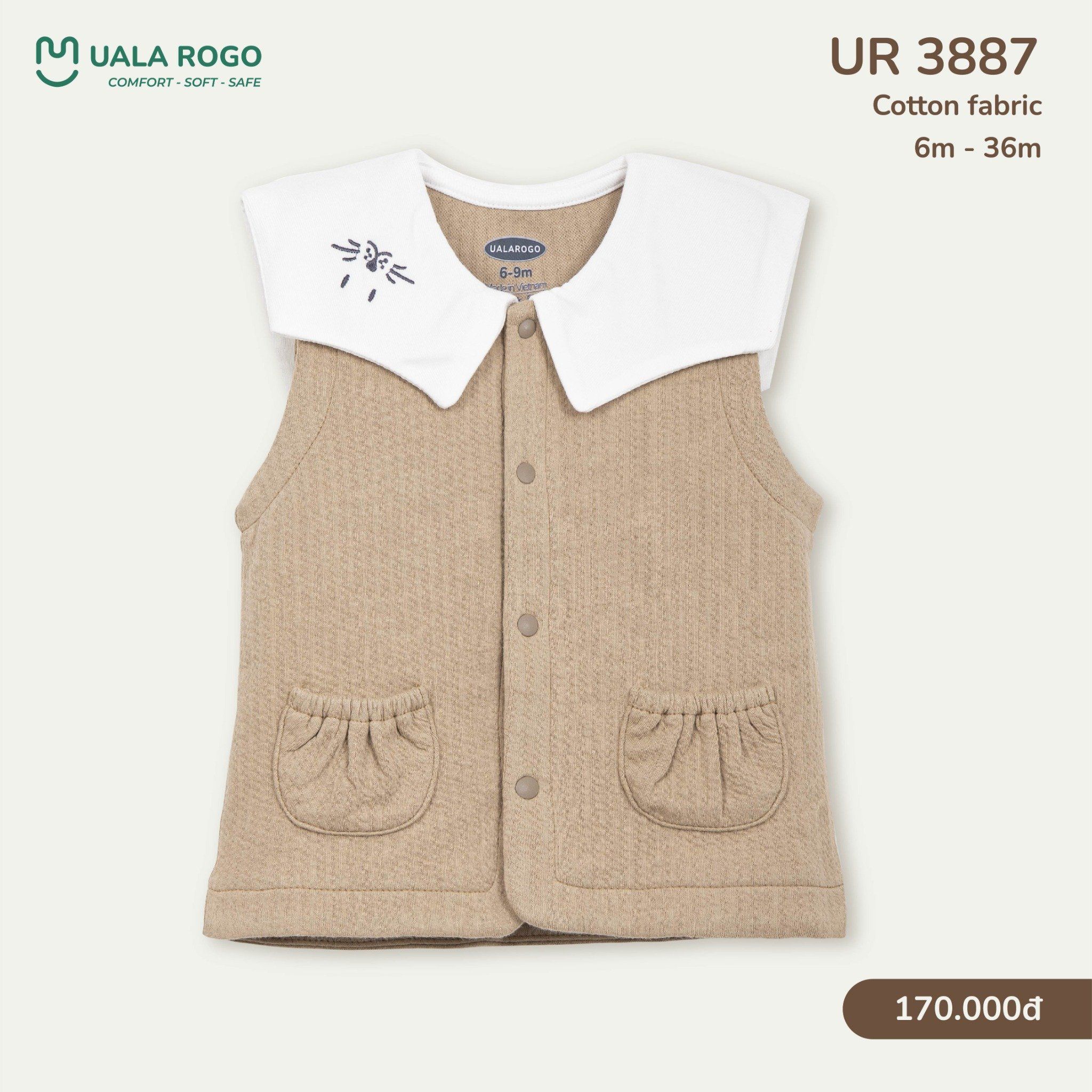  Áo Gile Chất Liệu Cotton Cho Bé UR 3887 