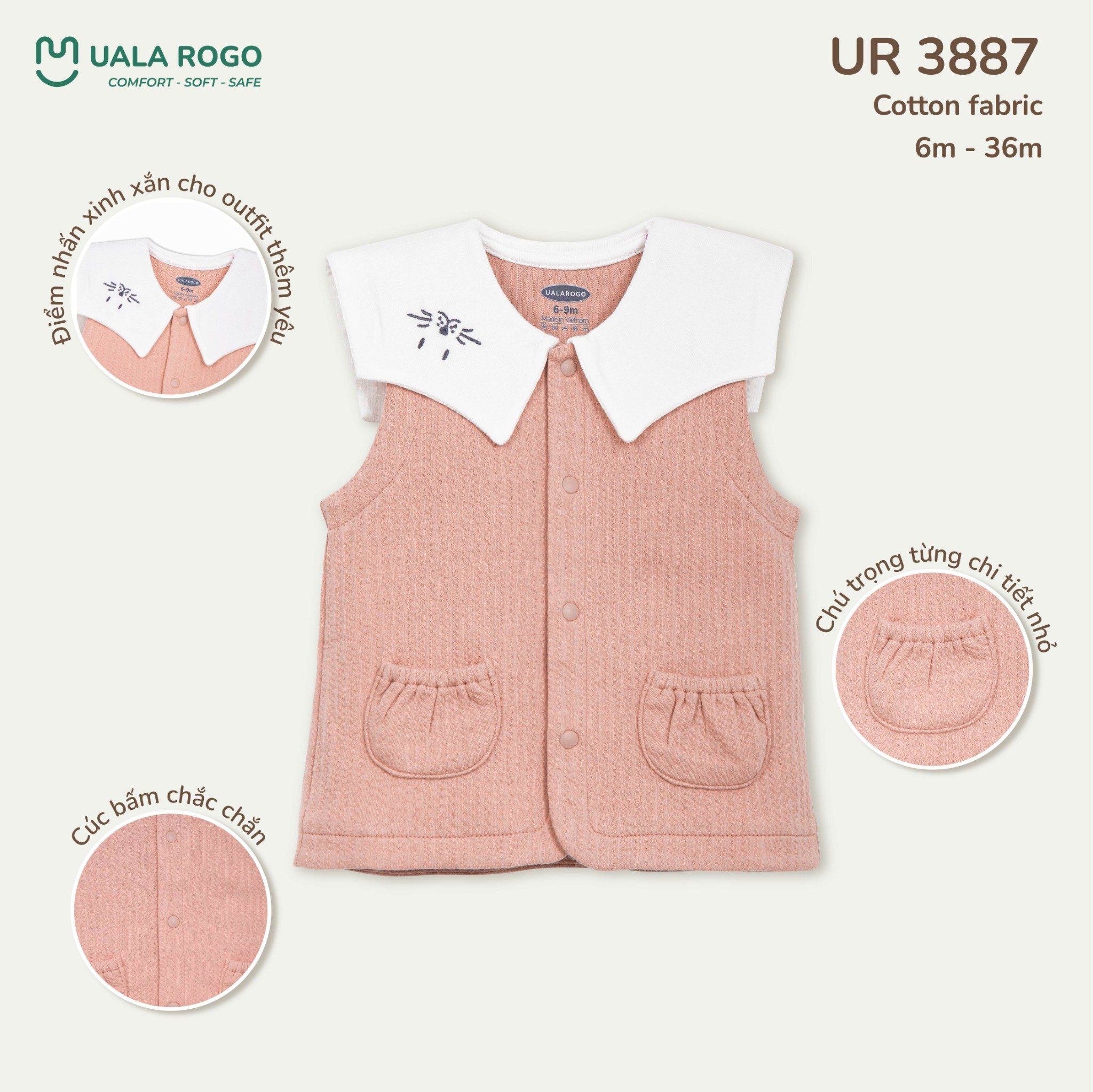  Áo Gile Chất Liệu Cotton Cho Bé UR 3887 