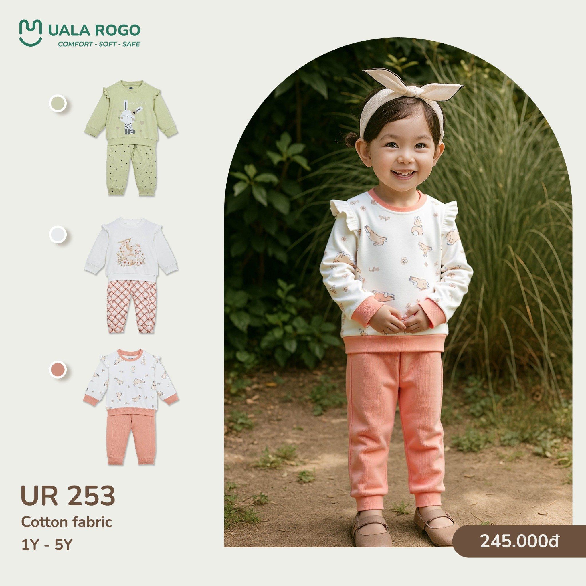  Bộ Dài Hình Thỏ UR 253 