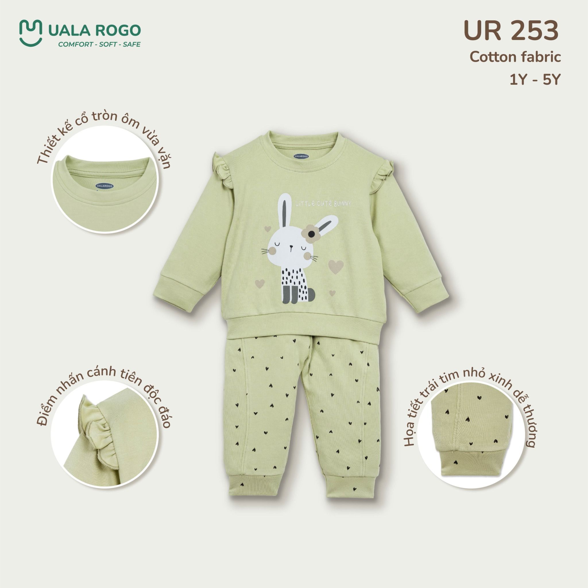  Bộ Dài Hình Thỏ UR 253 