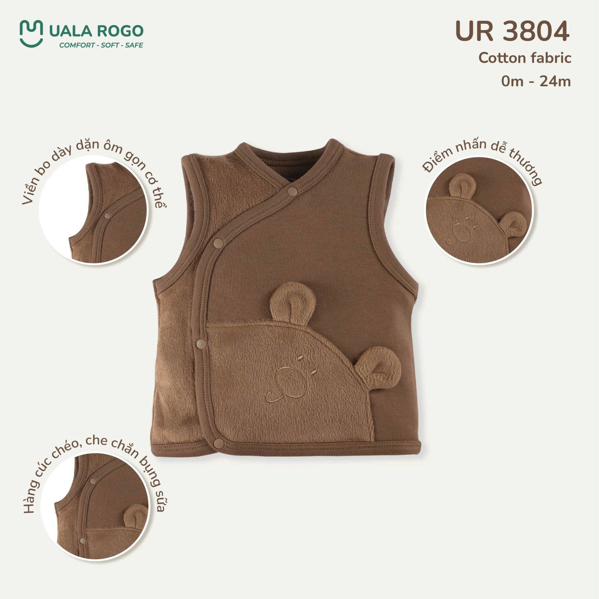  Áo Gile Chất Liệu Cotton UR 3804 