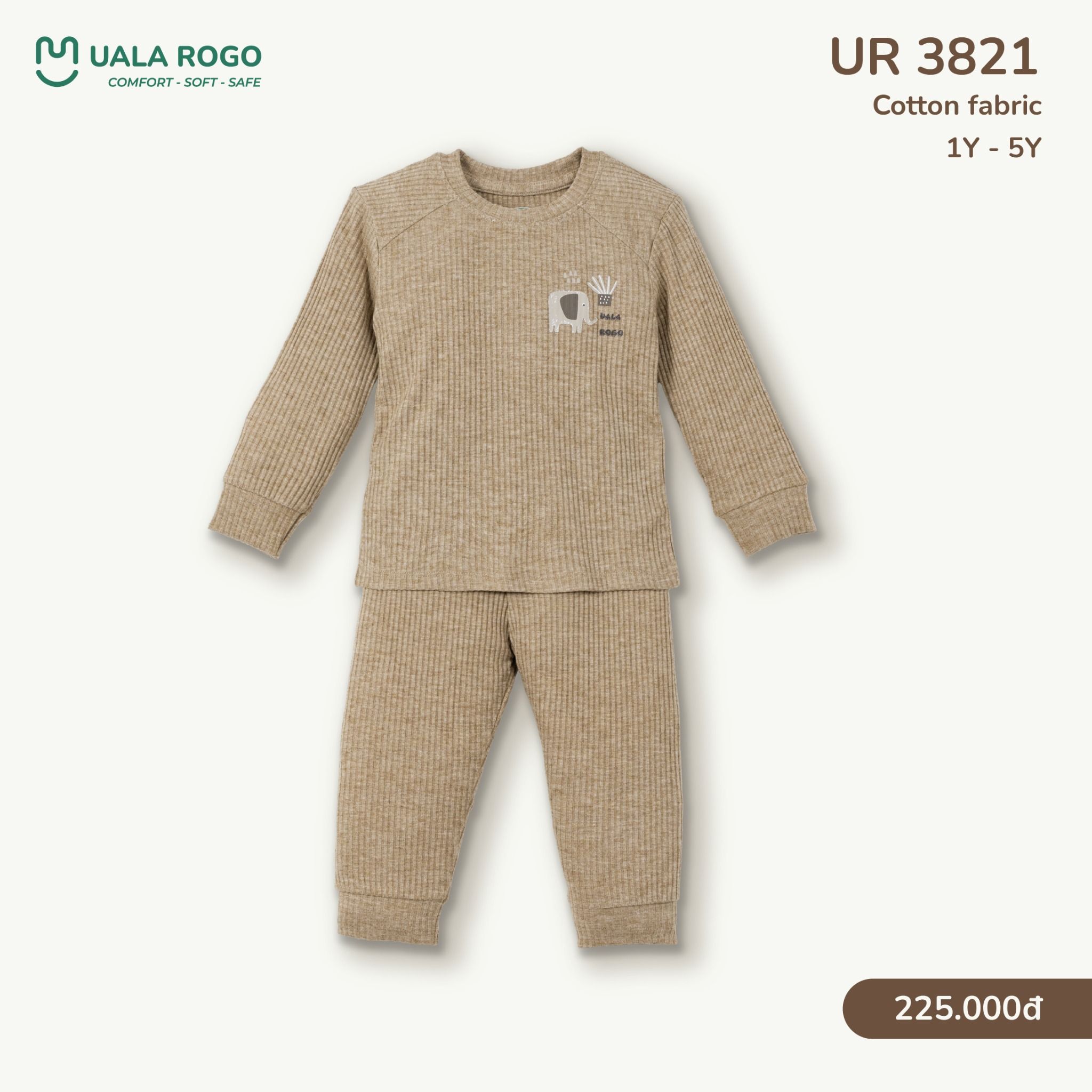  Bộ Dài Tay Hình In Động Vật UR 3821 