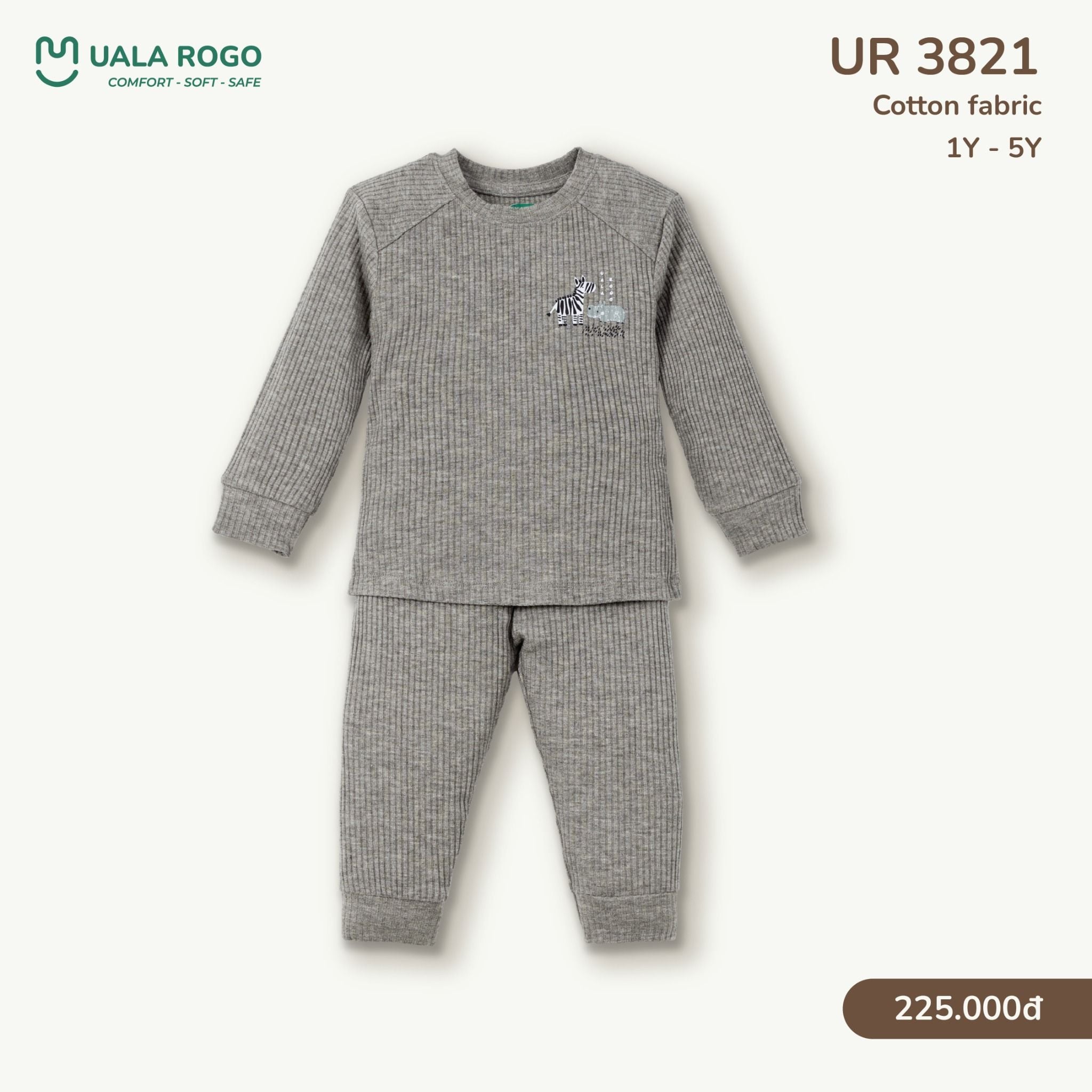  Bộ Dài Tay Hình In Động Vật UR 3821 