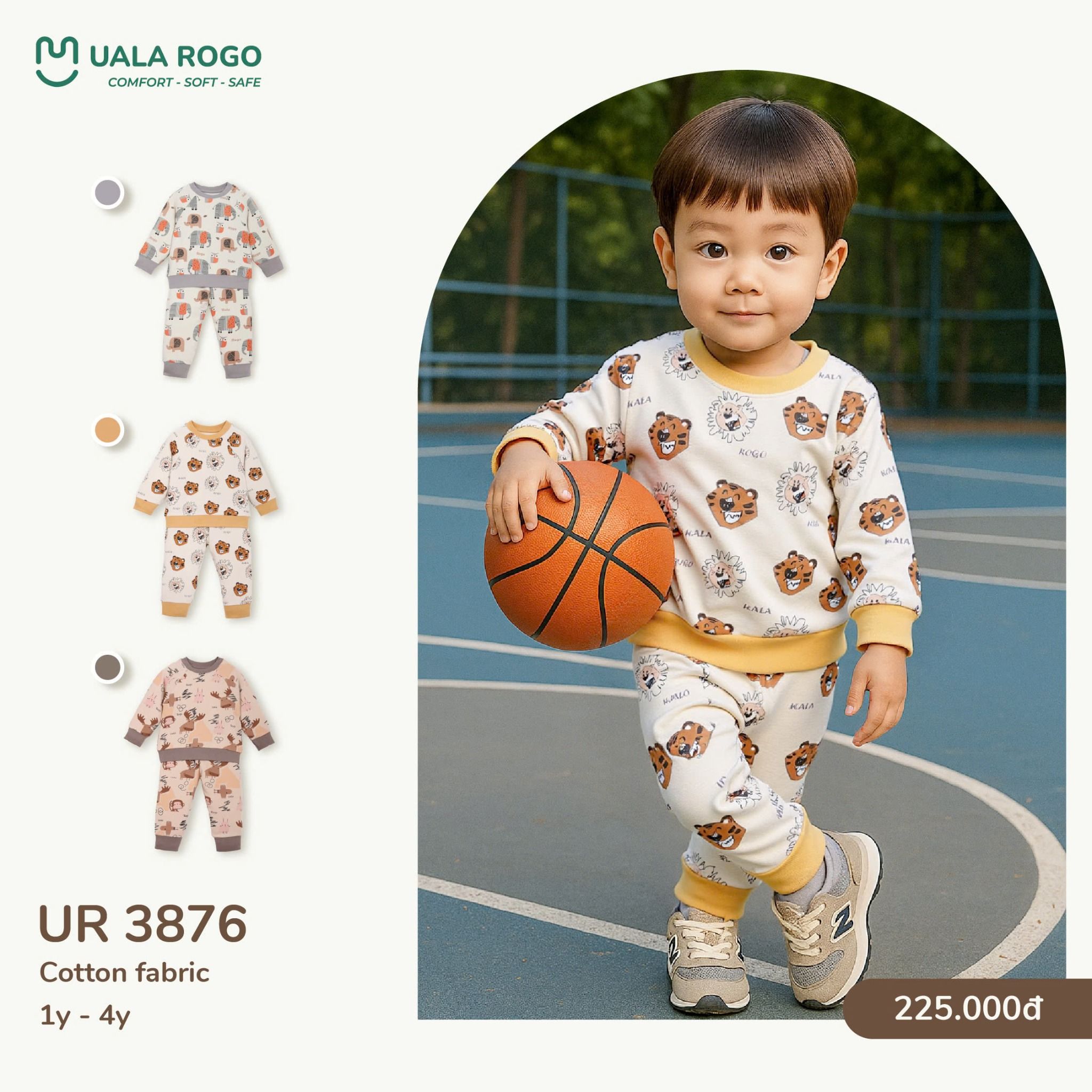  Bộ Quần Áo Dài Chất Liệu Cotton UR 3876 