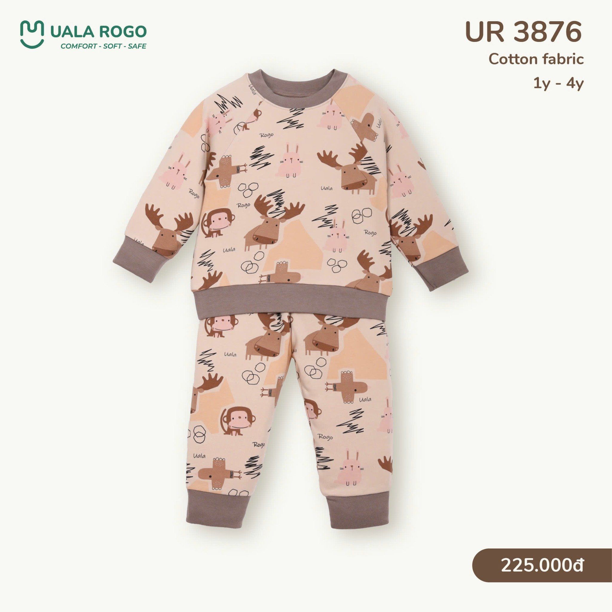 Bộ Quần Áo Dài Chất Liệu Cotton UR 3876 