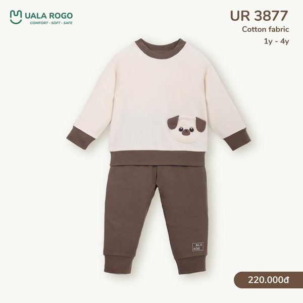  Bộ Dài Hình Gấu Chất Liệu Cotton UR 3877 