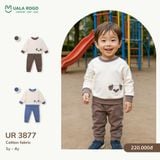  Bộ Dài Hình Gấu Chất Liệu Cotton UR 3877 