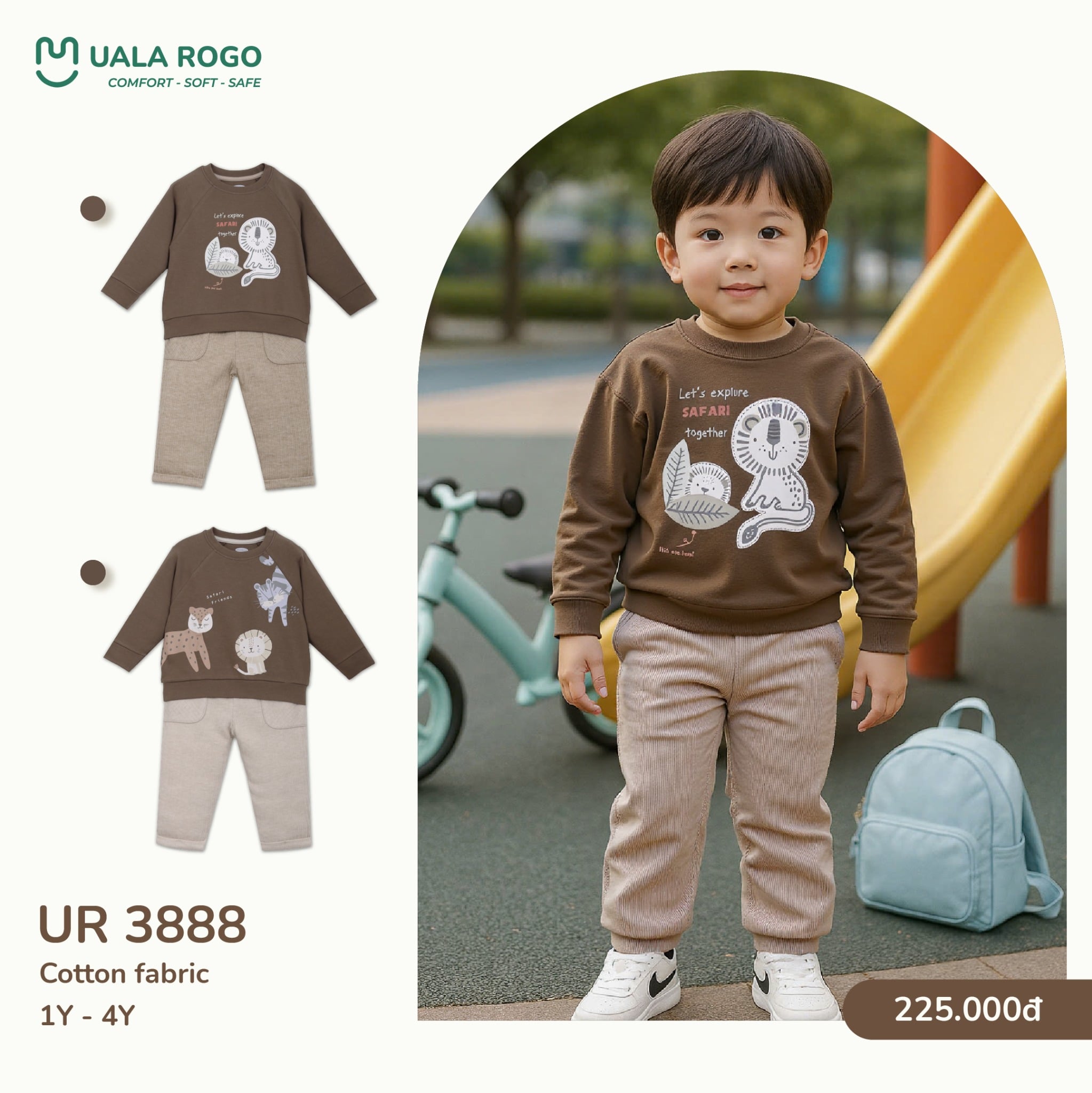 Bộ Dài Hình Động Vật UR 3888