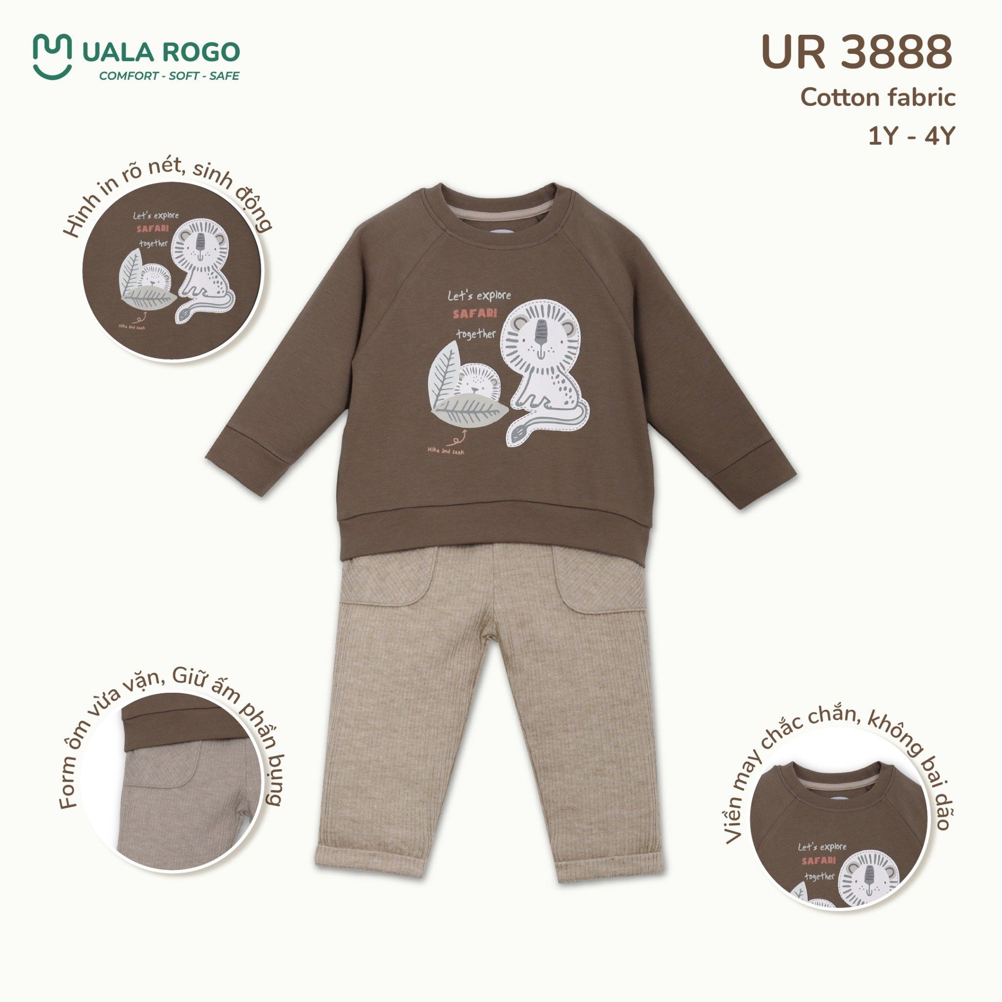  Bộ Dài Hình Động Vật UR 3888 