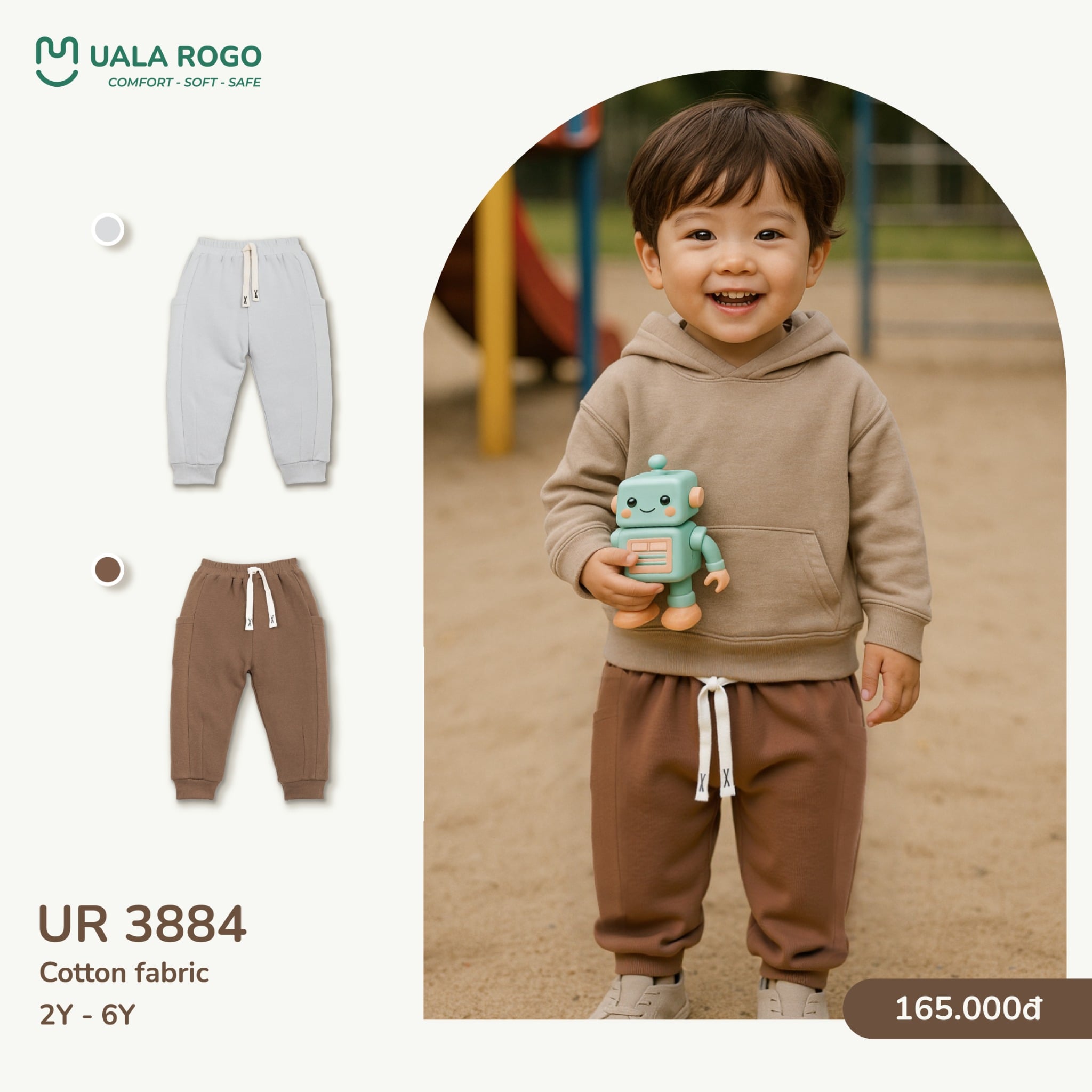 Quần Dài Chất Liệu Cotton UR 3884