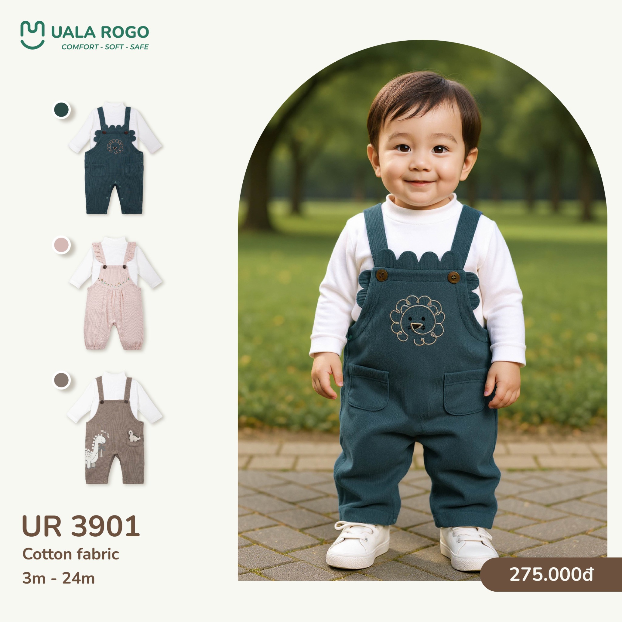 Bộ Body Yếm Chất Liệu Cotton UR 3901