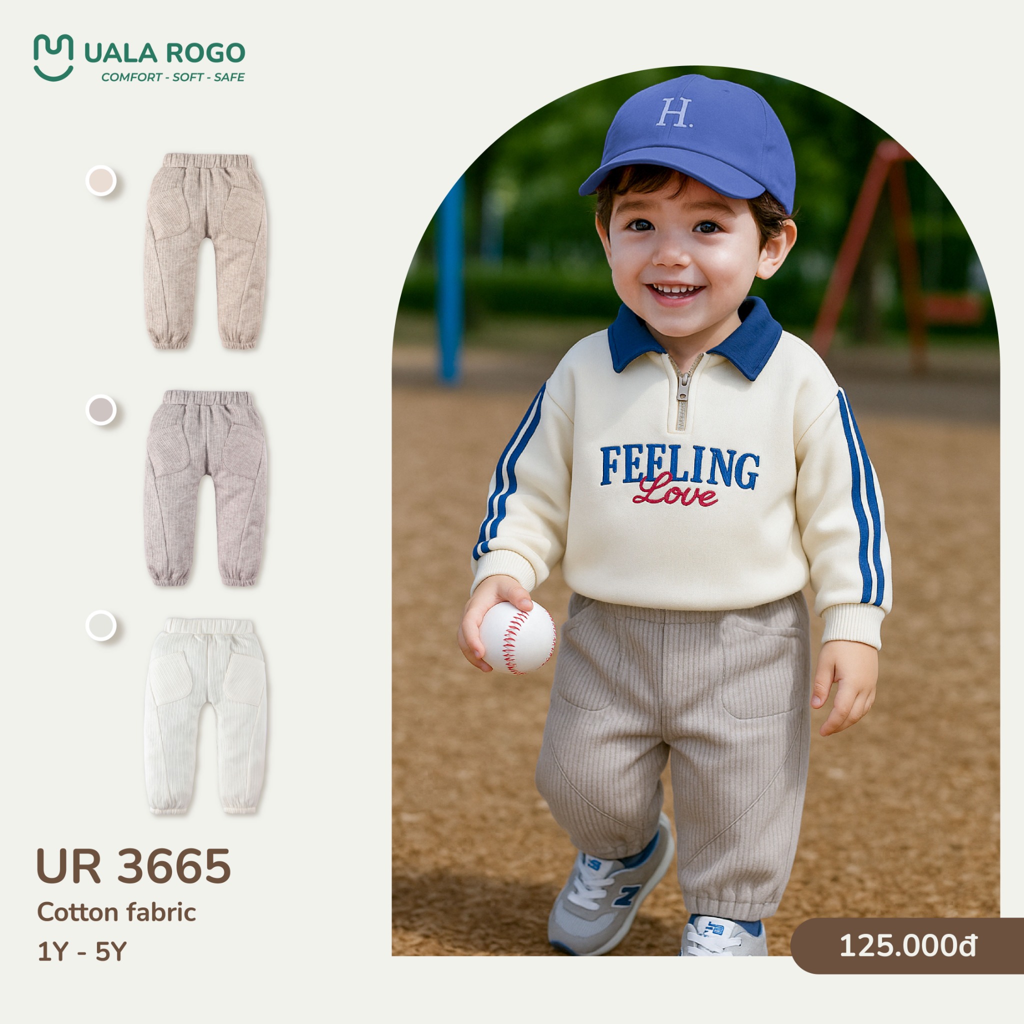 Quần Dài Chất Liệu Cotton UR 3665