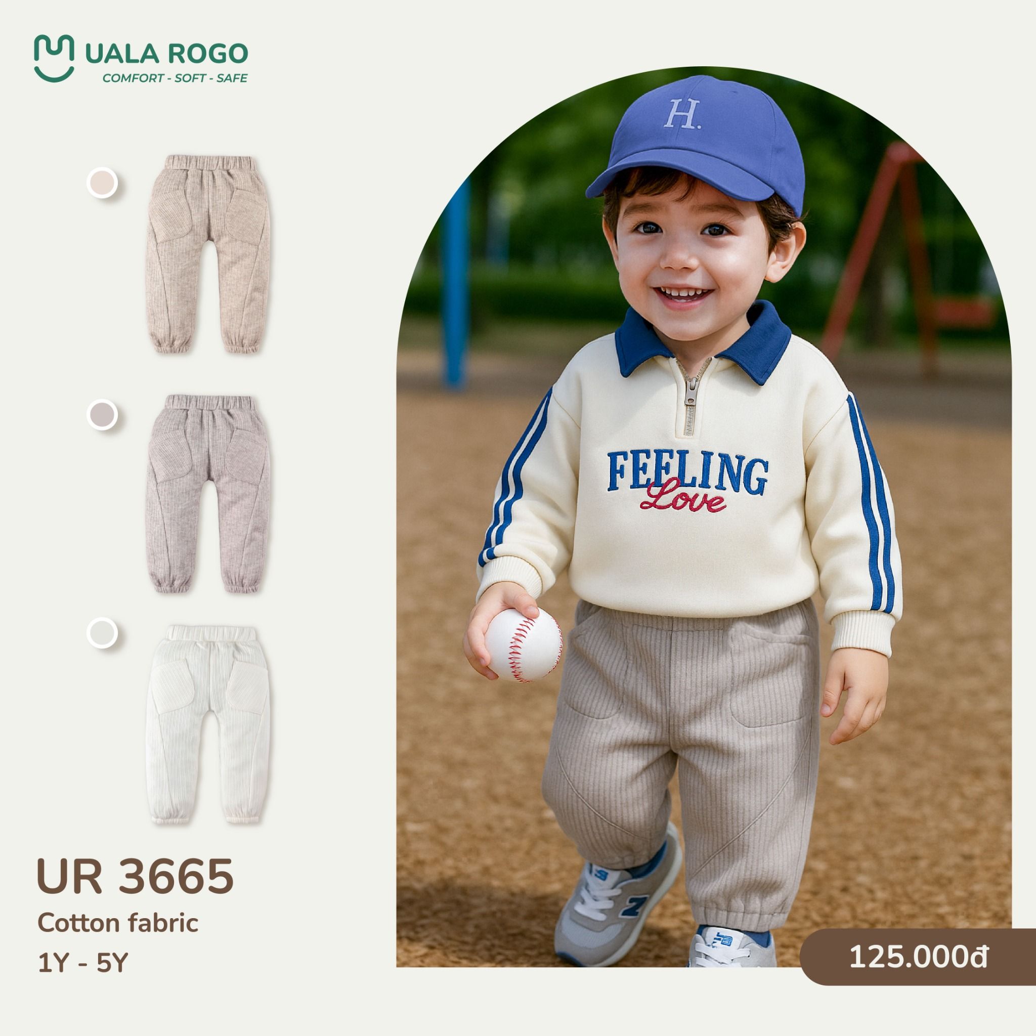  Quần Dài Chất Liệu Cotton UR 3665 