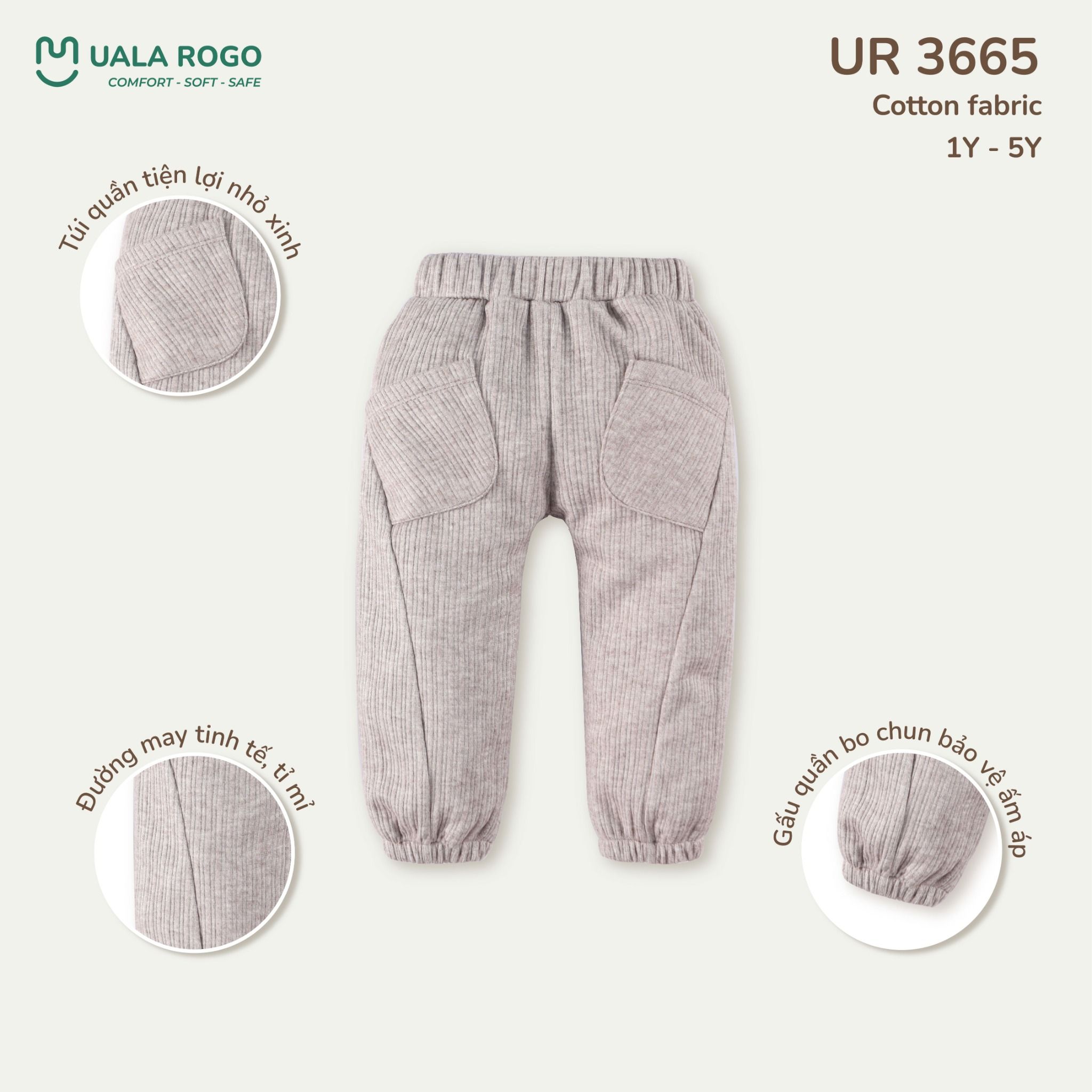  Quần Dài Chất Liệu Cotton UR 3665 