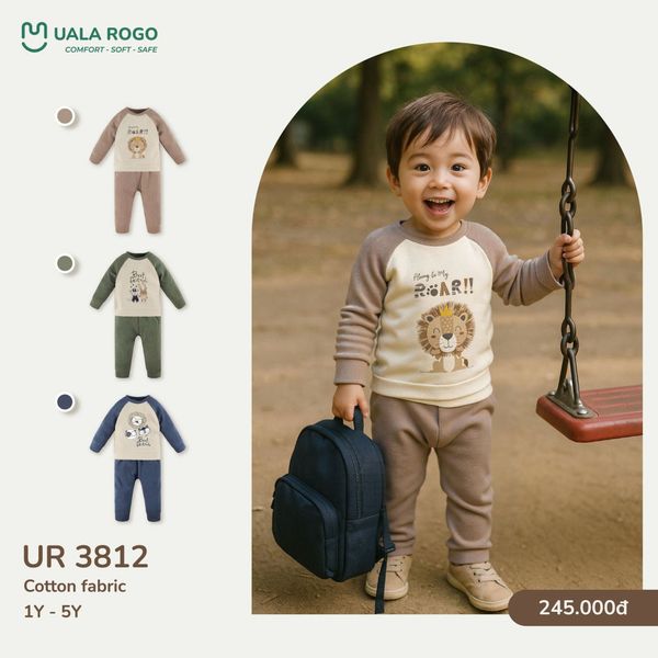  Bộ Dài Tay Chất Liệu Cotton UR 3812 