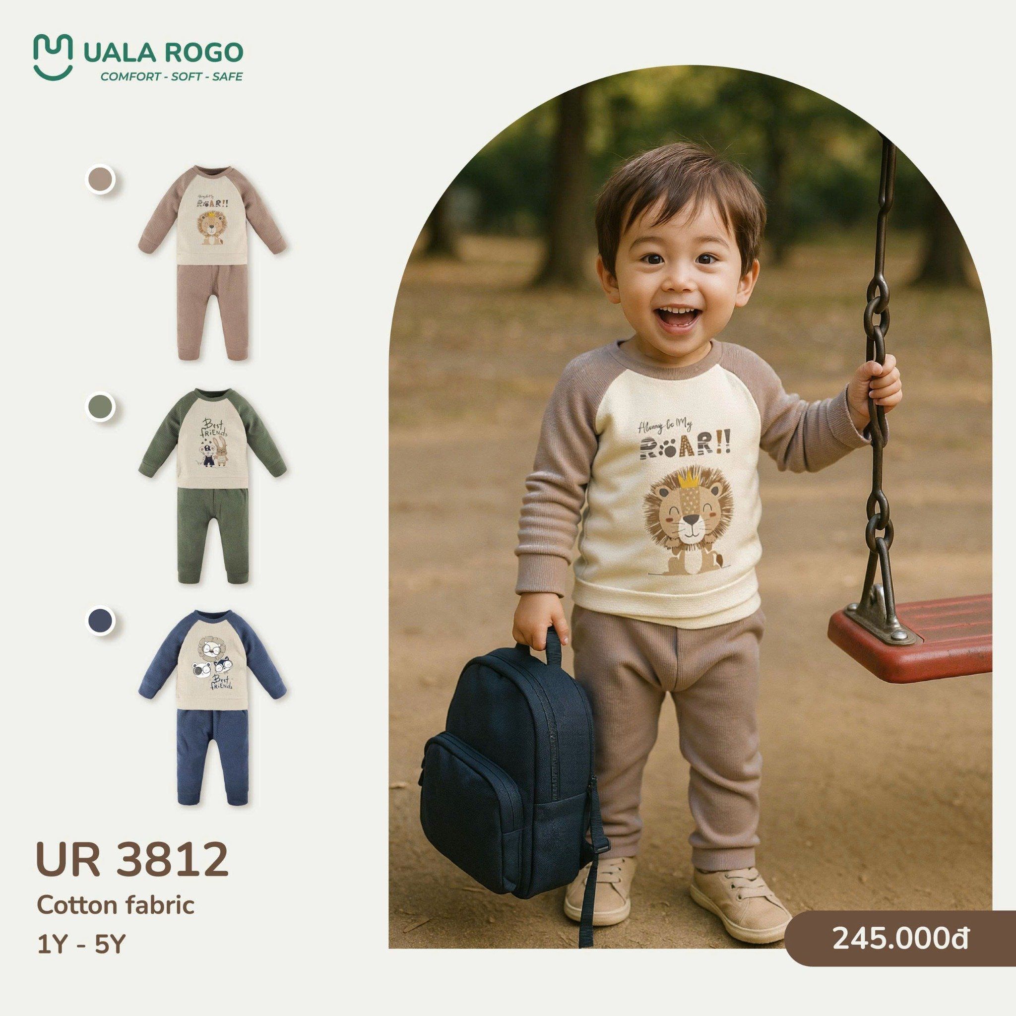  Bộ Dài Tay Chất Liệu Cotton UR 3812 