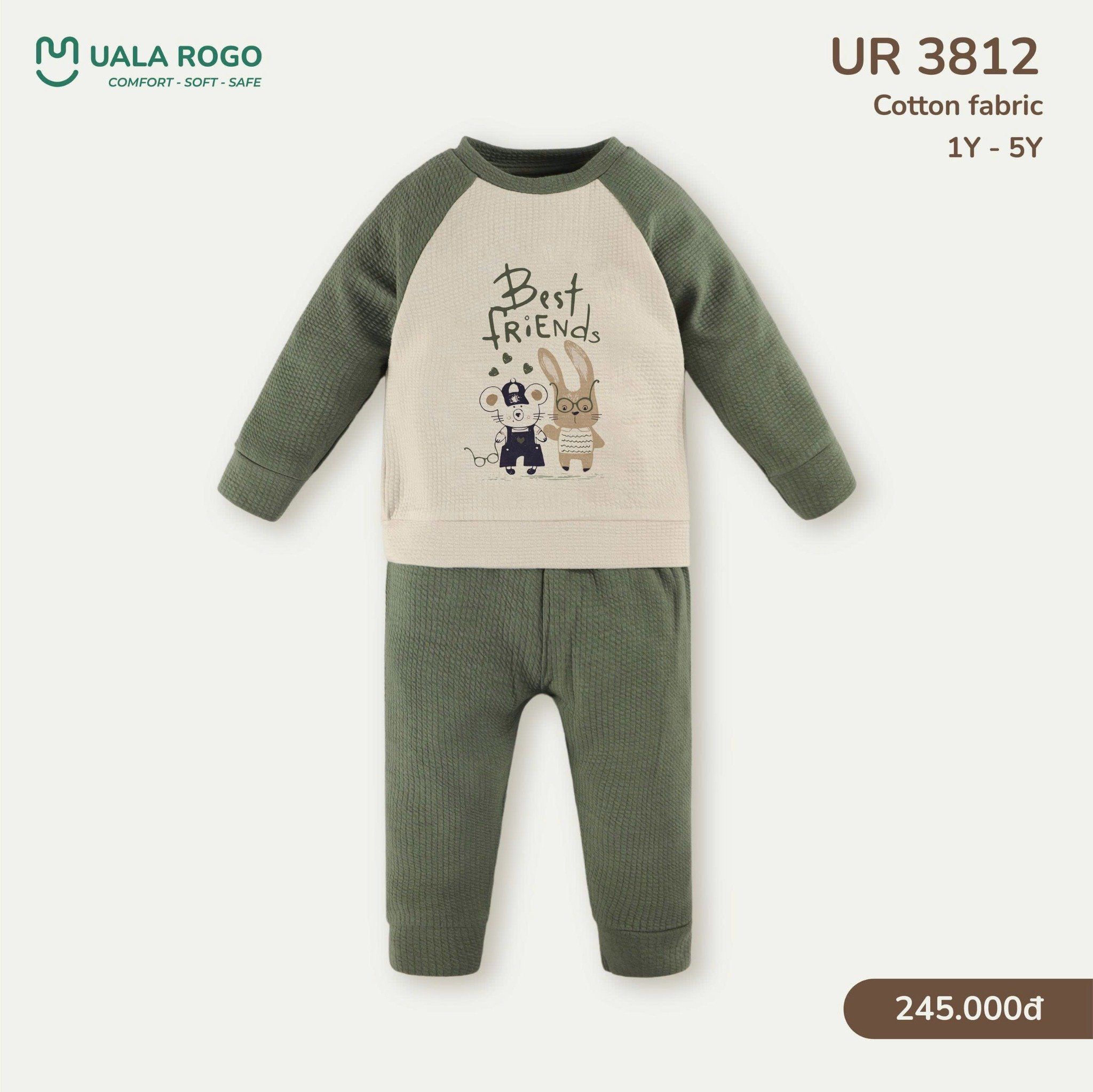  Bộ Dài Tay Chất Liệu Cotton UR 3812 