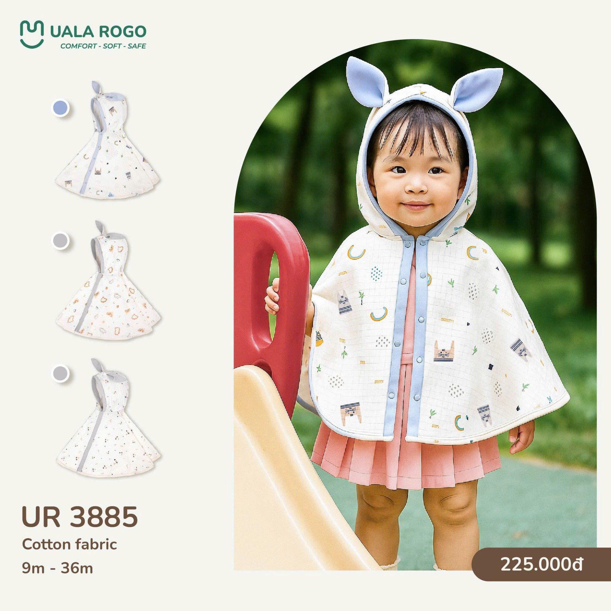  Áo Choàng Chất Liệu Cotton UR 3885 