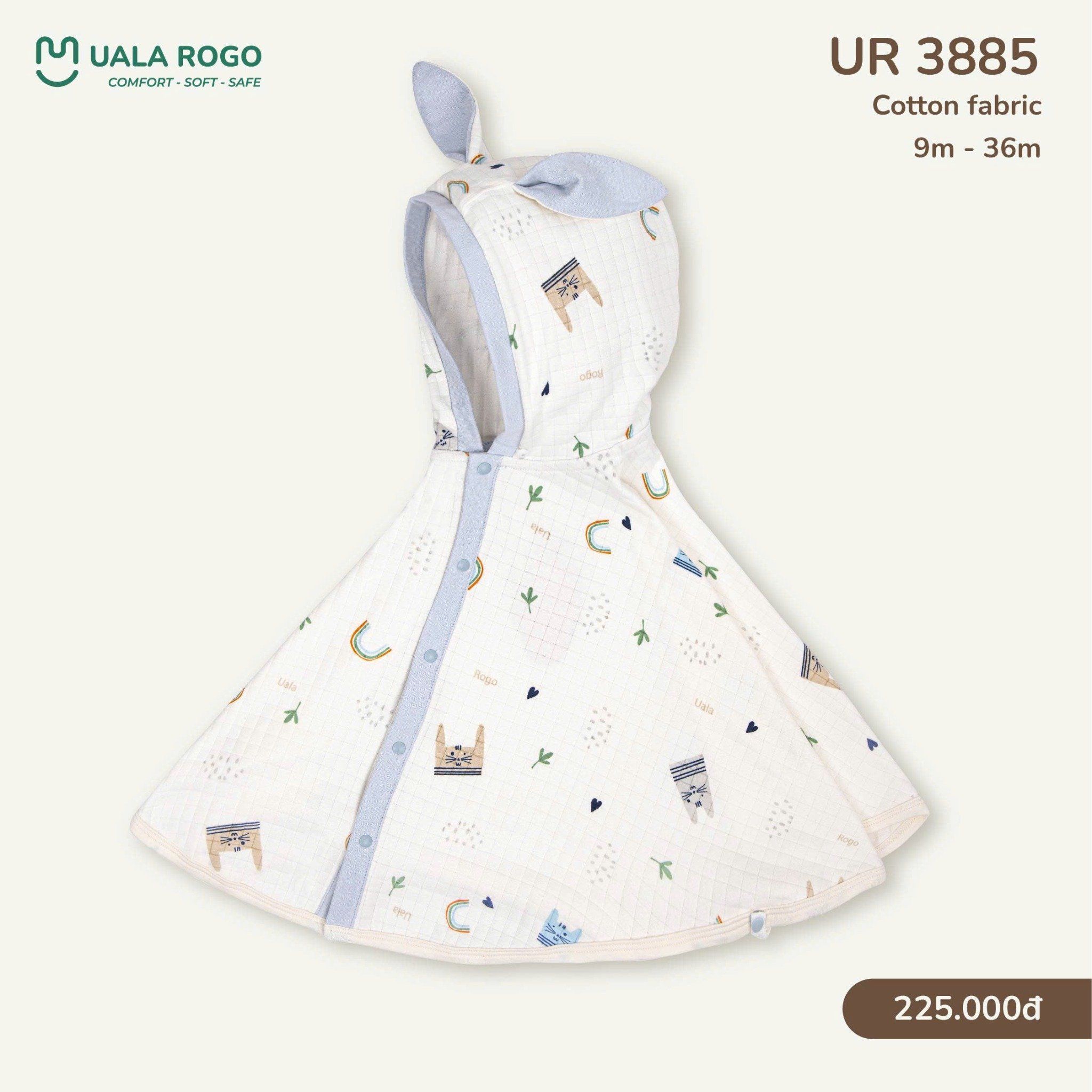  Áo Choàng Chất Liệu Cotton UR 3885 
