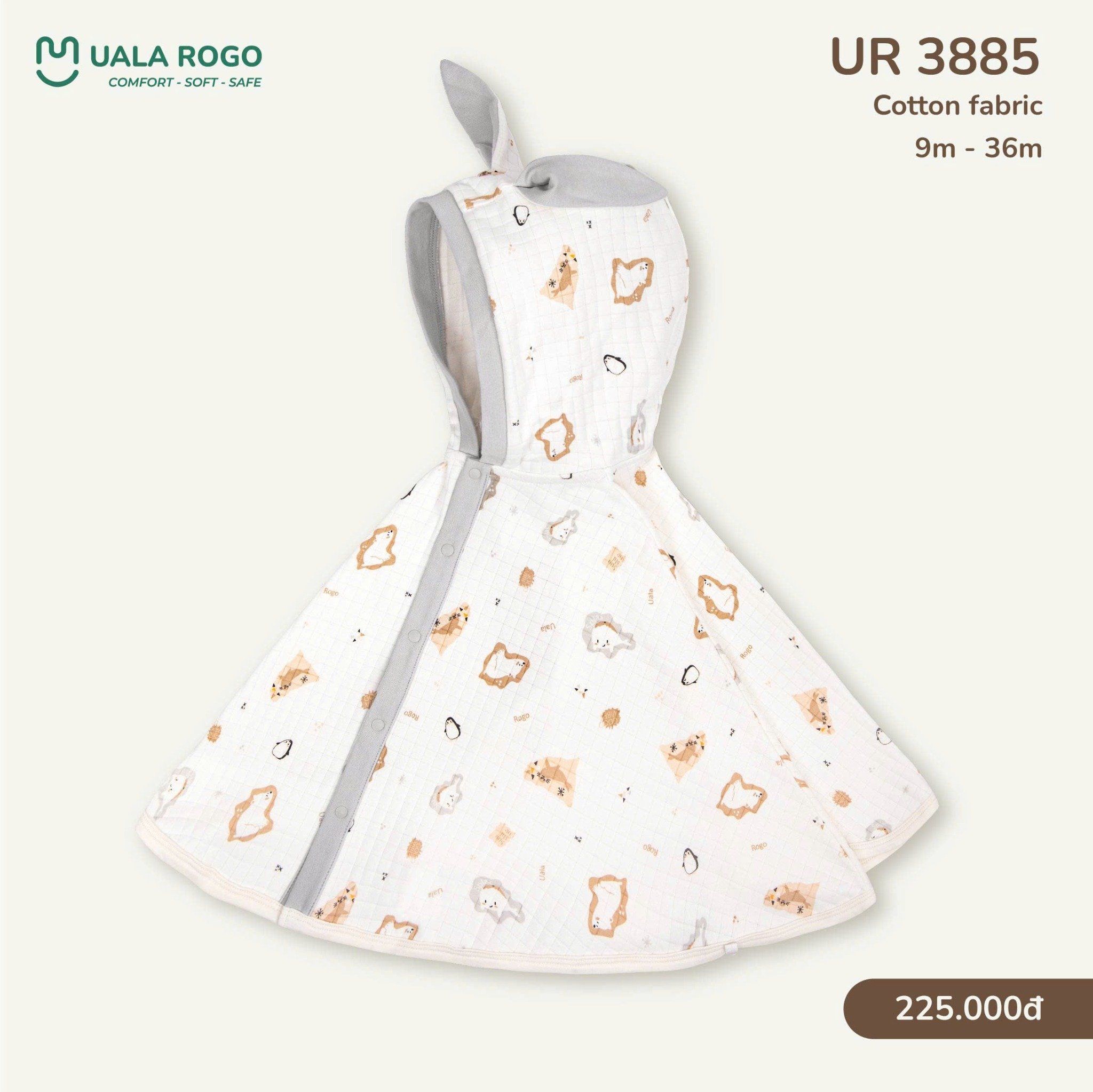  Áo Choàng Chất Liệu Cotton UR 3885 