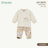  Bộ Sơ Sinh Dài Tay Hình Động Vật UR 3879 