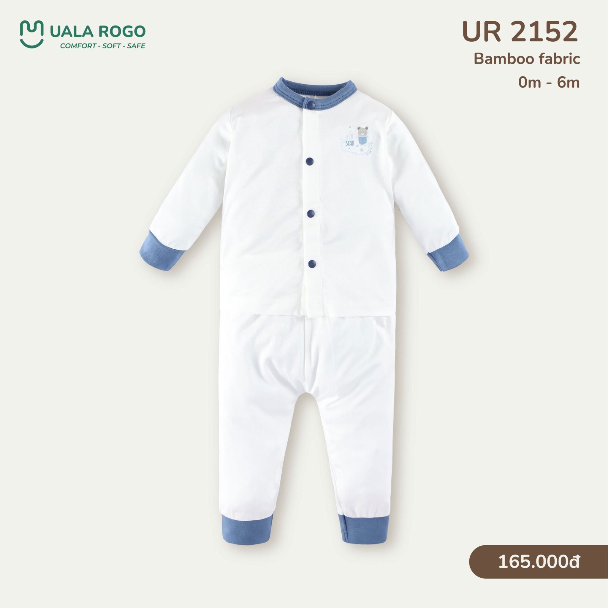  Bộ Sơ Sinh Cài Giữa UR 2152 