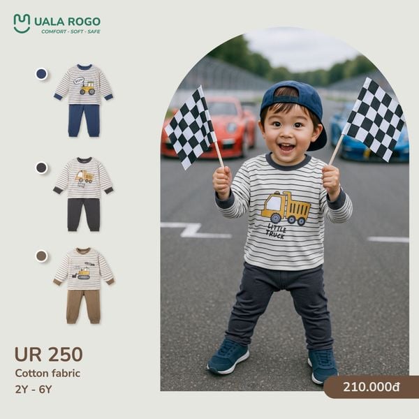  Bộ Dài Tay Chất Liệu Cotton UR 250 