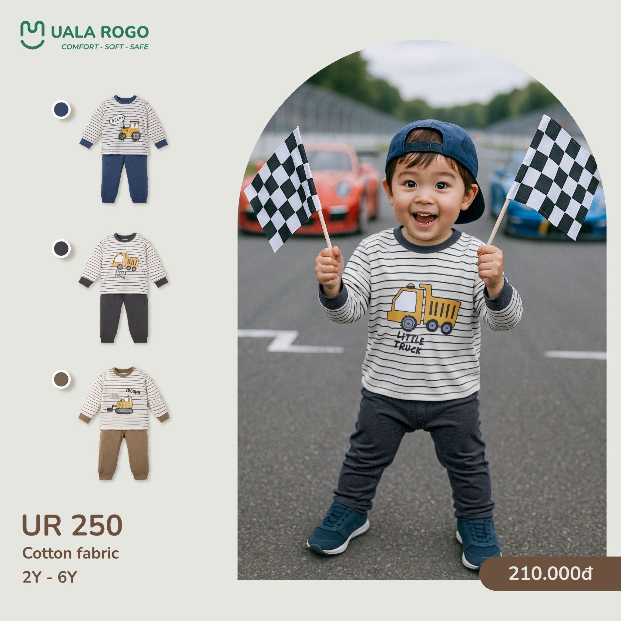  Bộ Dài Tay Chất Liệu Cotton UR 250 