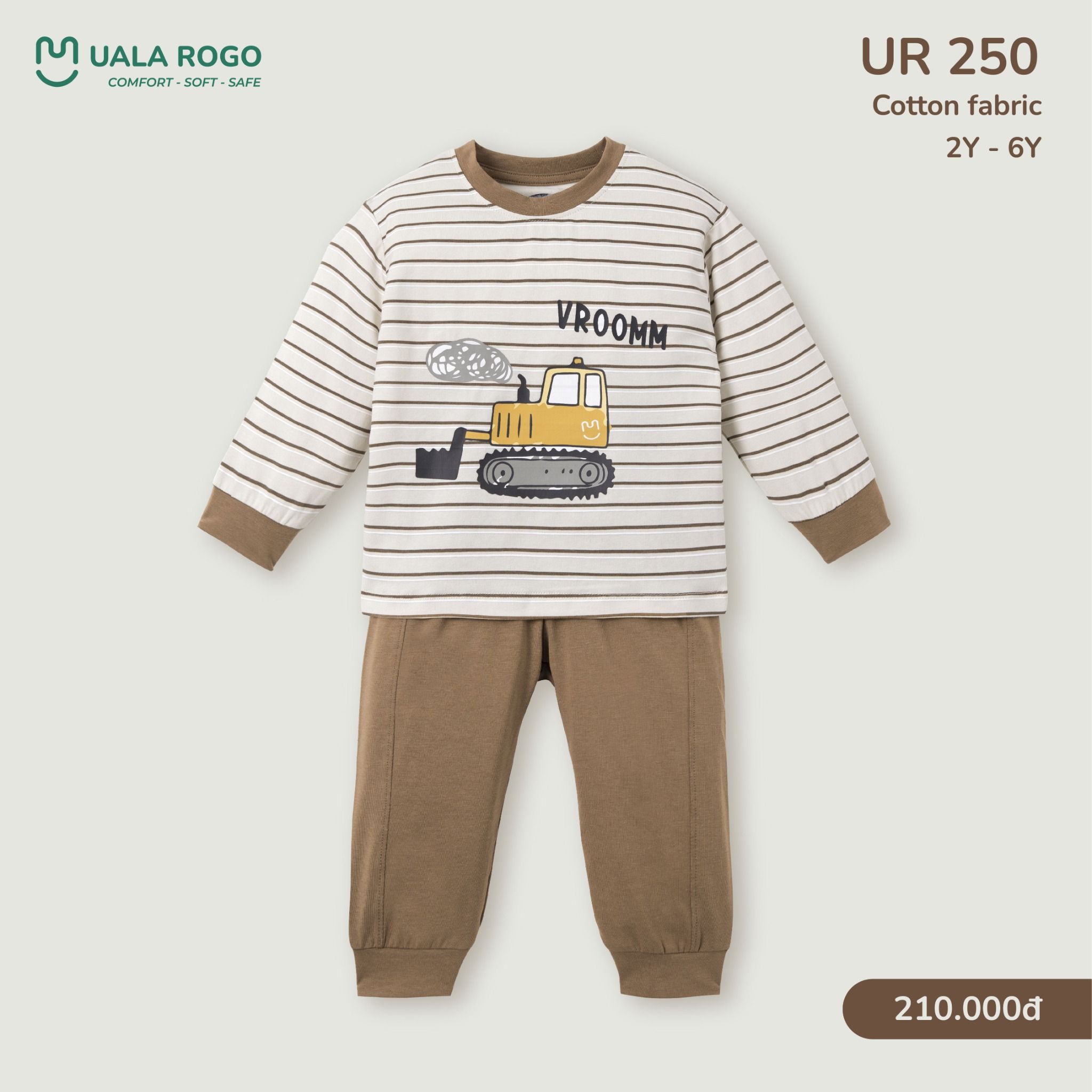  Bộ Dài Tay Chất Liệu Cotton UR 250 
