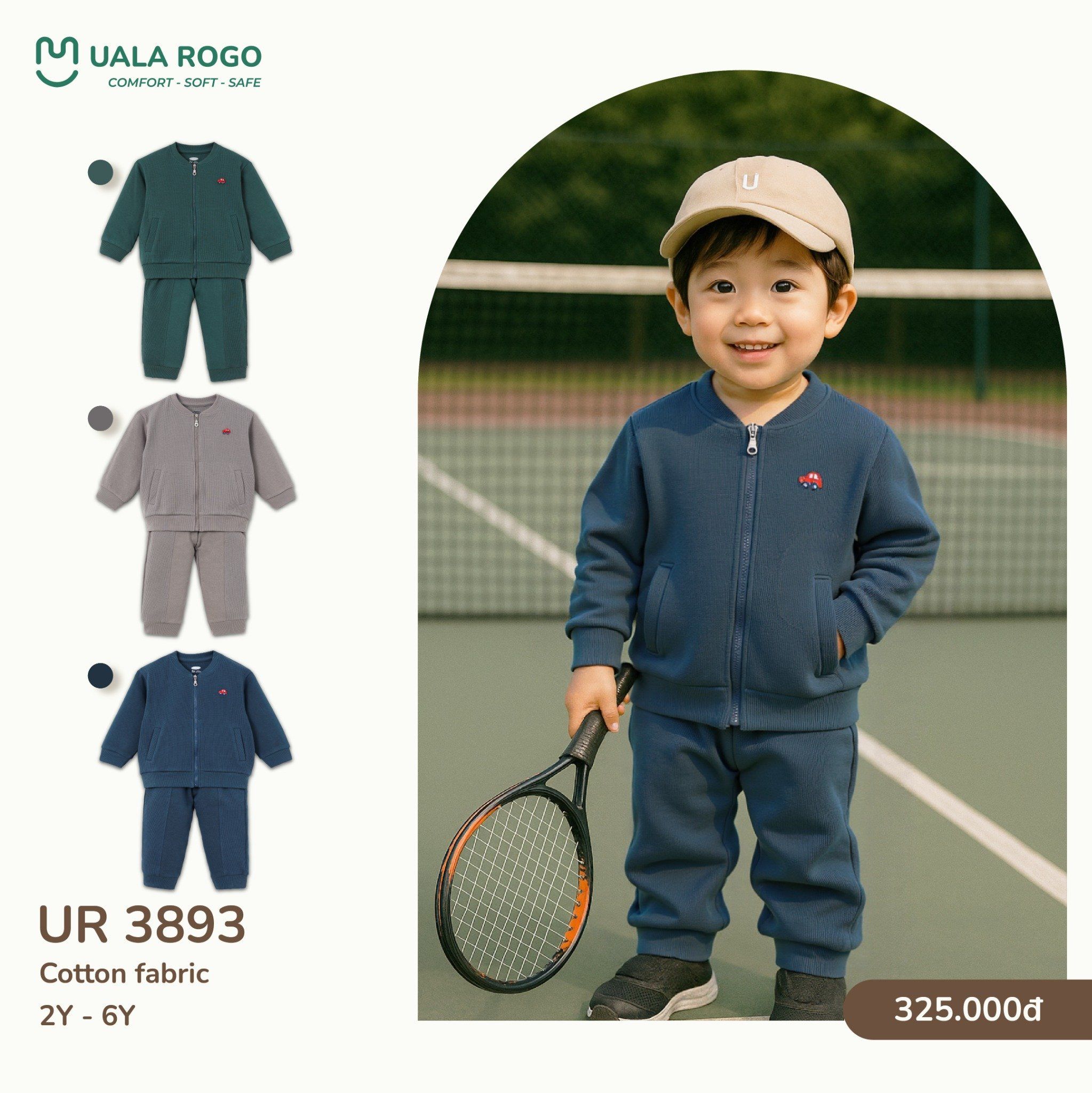  Bộ Áo Khoác Quần Dài Cotton UR 3893 