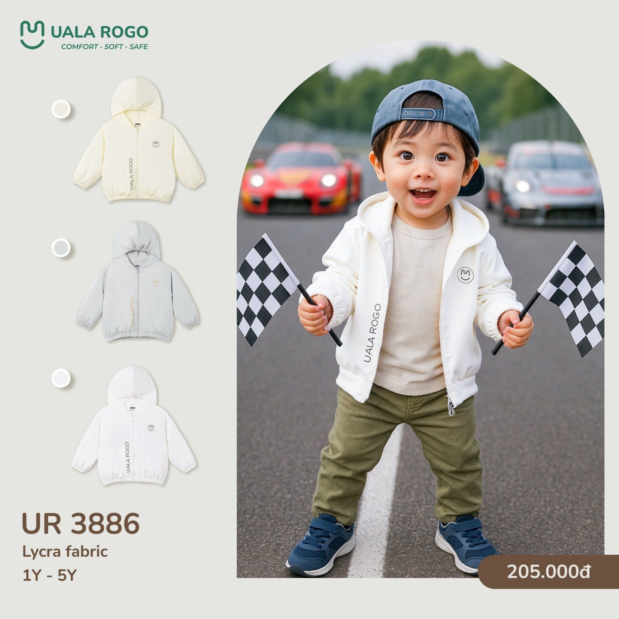  Áo Khoác Cho Bé UR 3886 