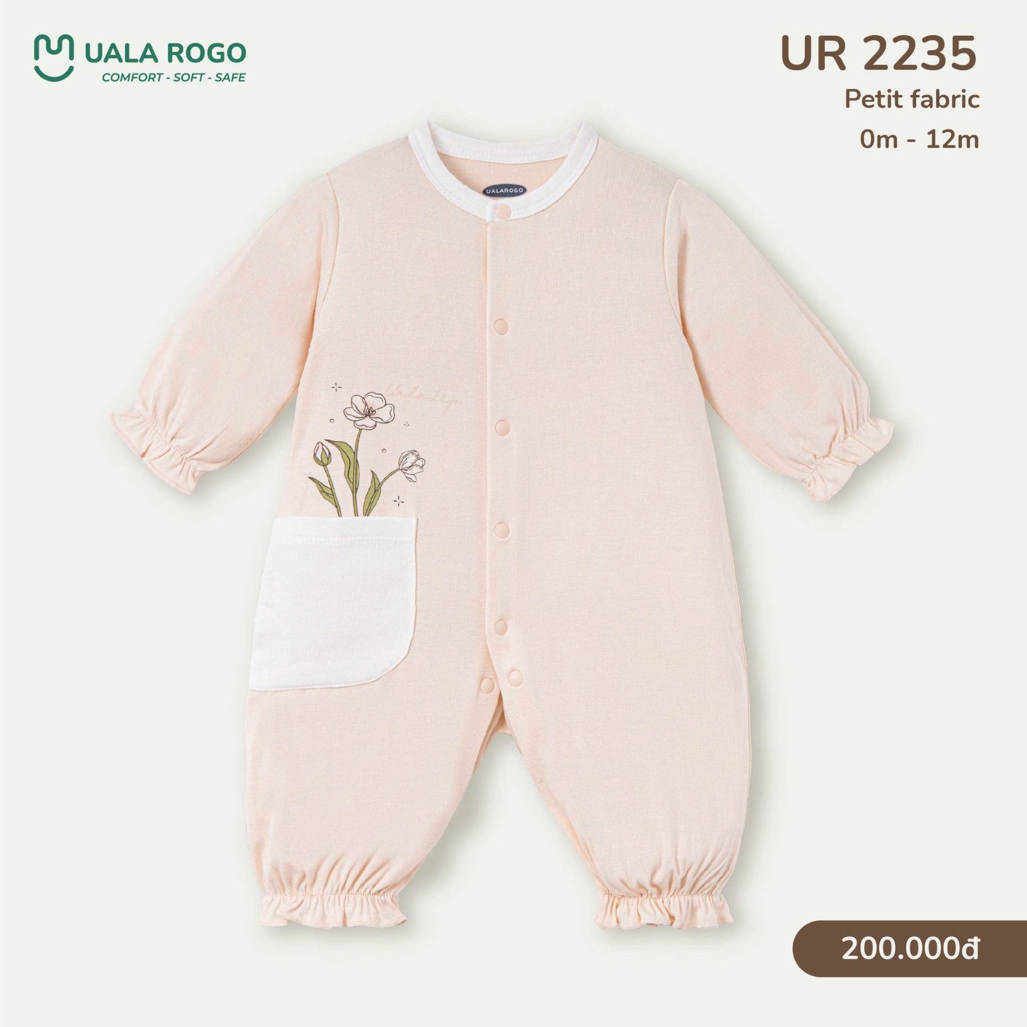  Bộ Body Dài Chất Liệu Petit UR 2235 