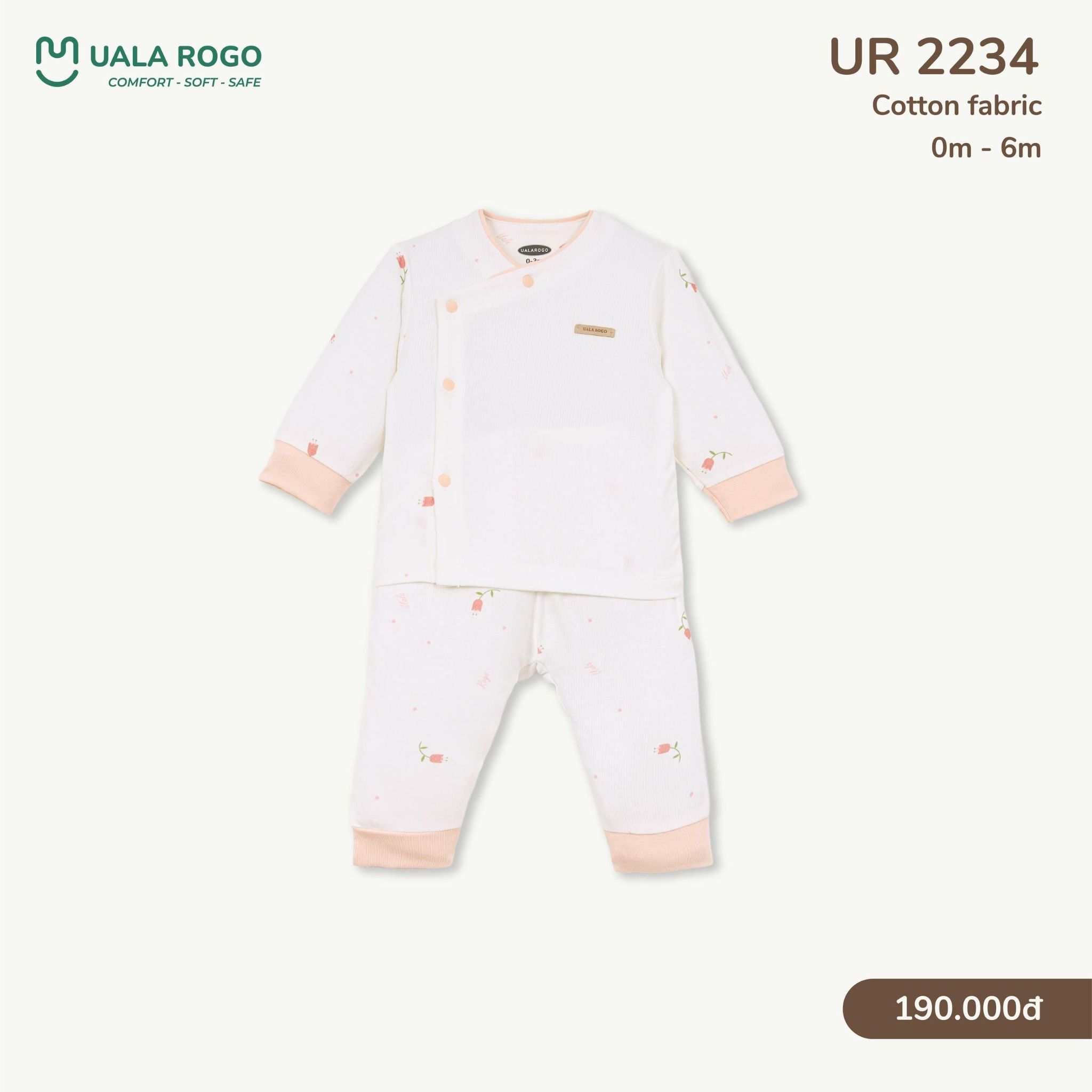  Bộ Sơ Sinh Cài Chéo UR 2234 