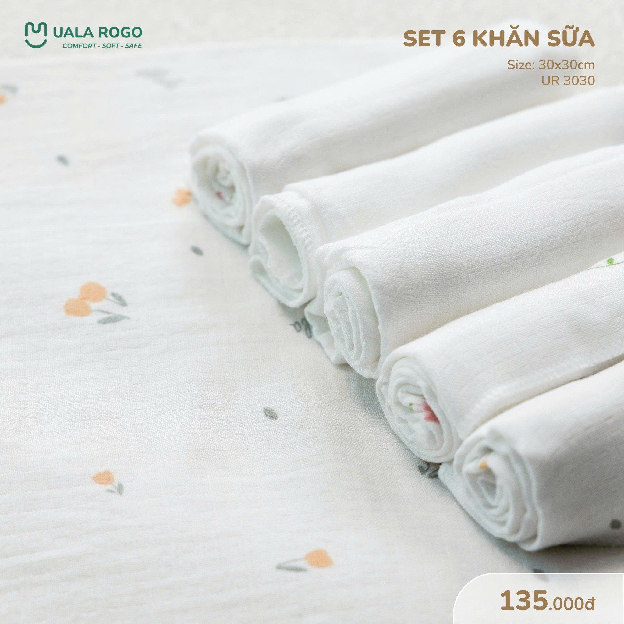  Set Khăn Sữa UR 3030 