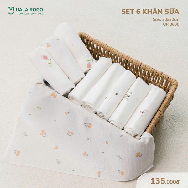 Set Khăn Sữa UR 3030 