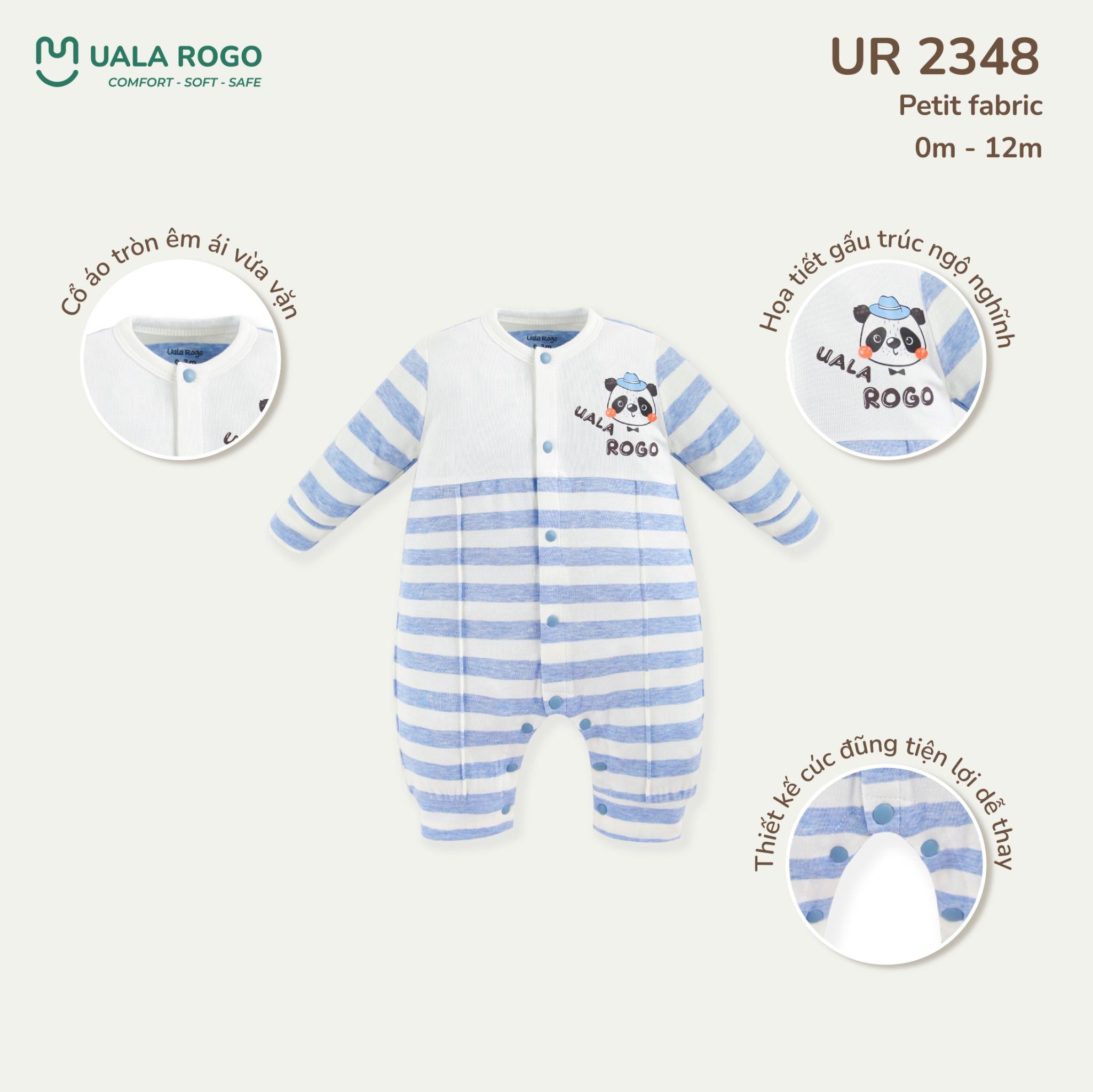  Bộ Body Kẻ Sọc Ba MÀu UR 2348 