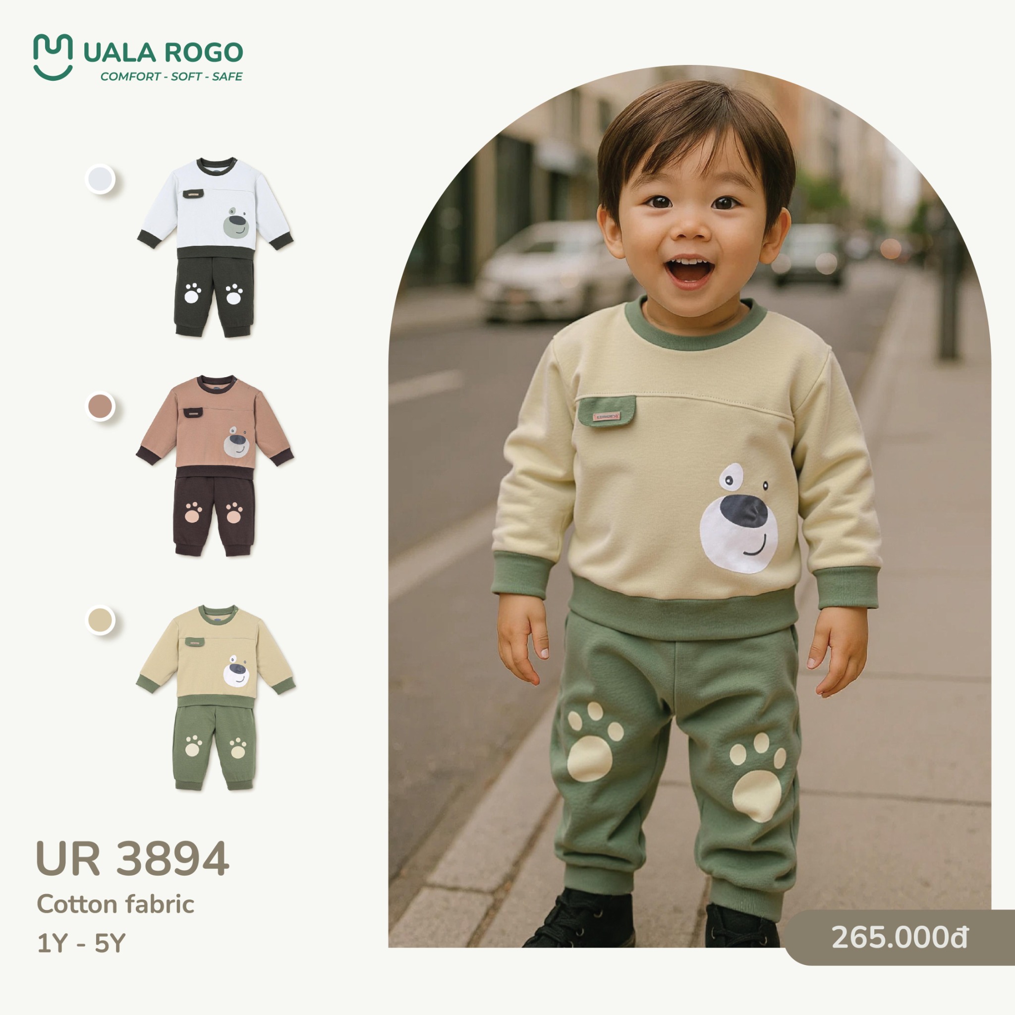 Bộ Dài Hình Gấu UR 3894