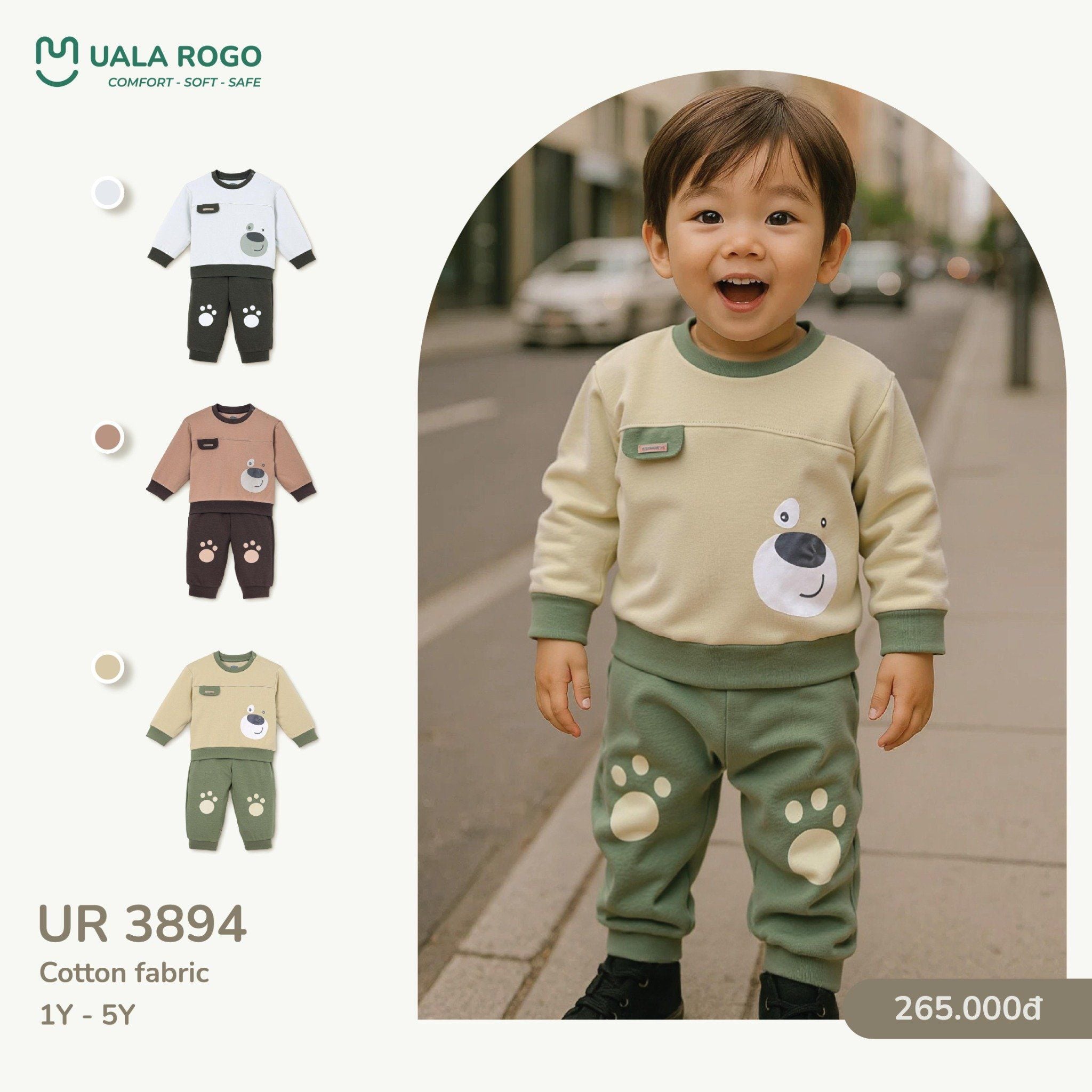  Bộ Dài Hình Gấu UR 3894 