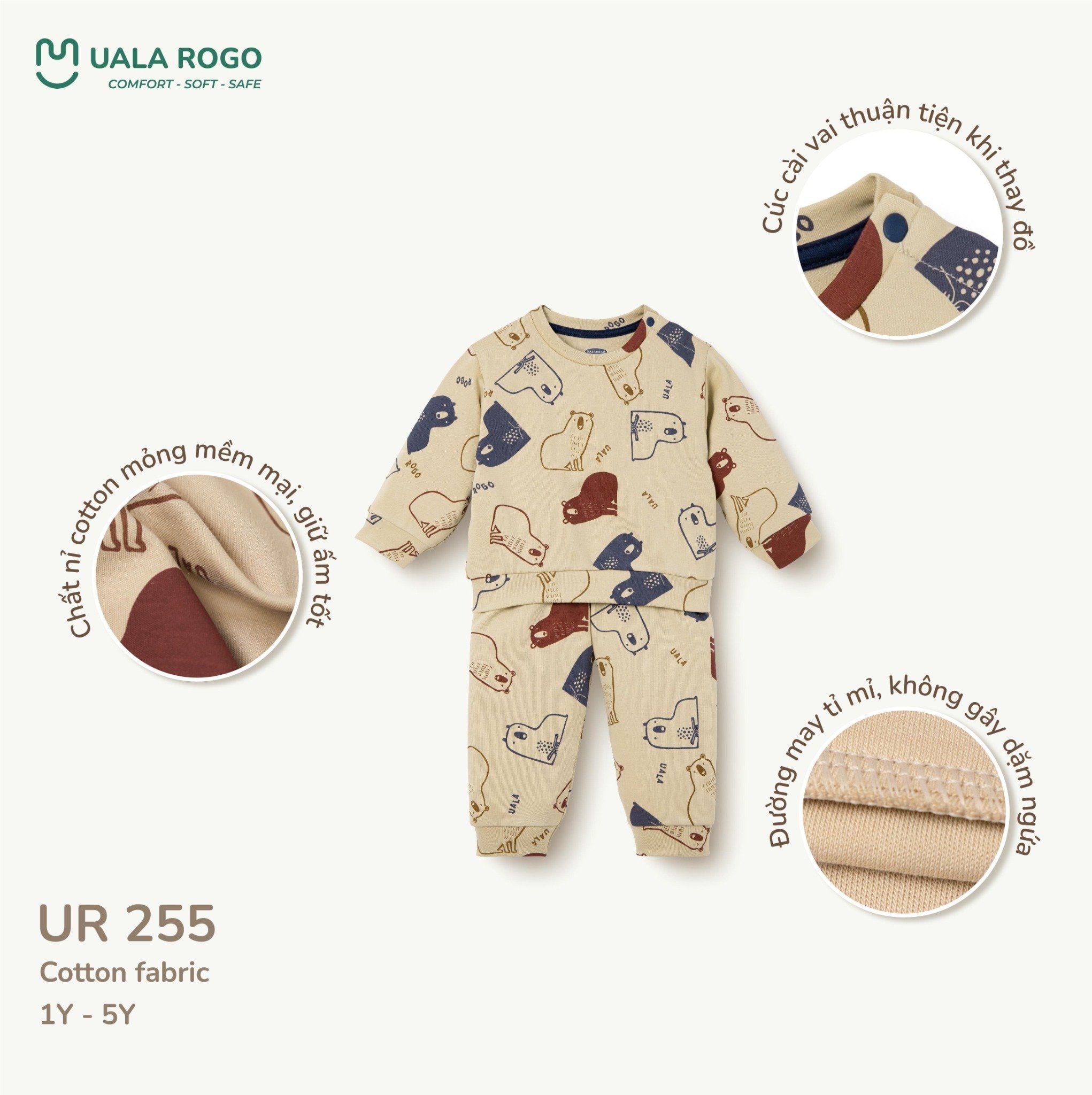  Bộ Dài Cotton UR 255 