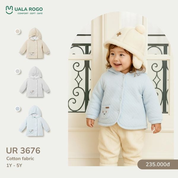  Áo Khoác Chất Liệu Cotton UR 3676 