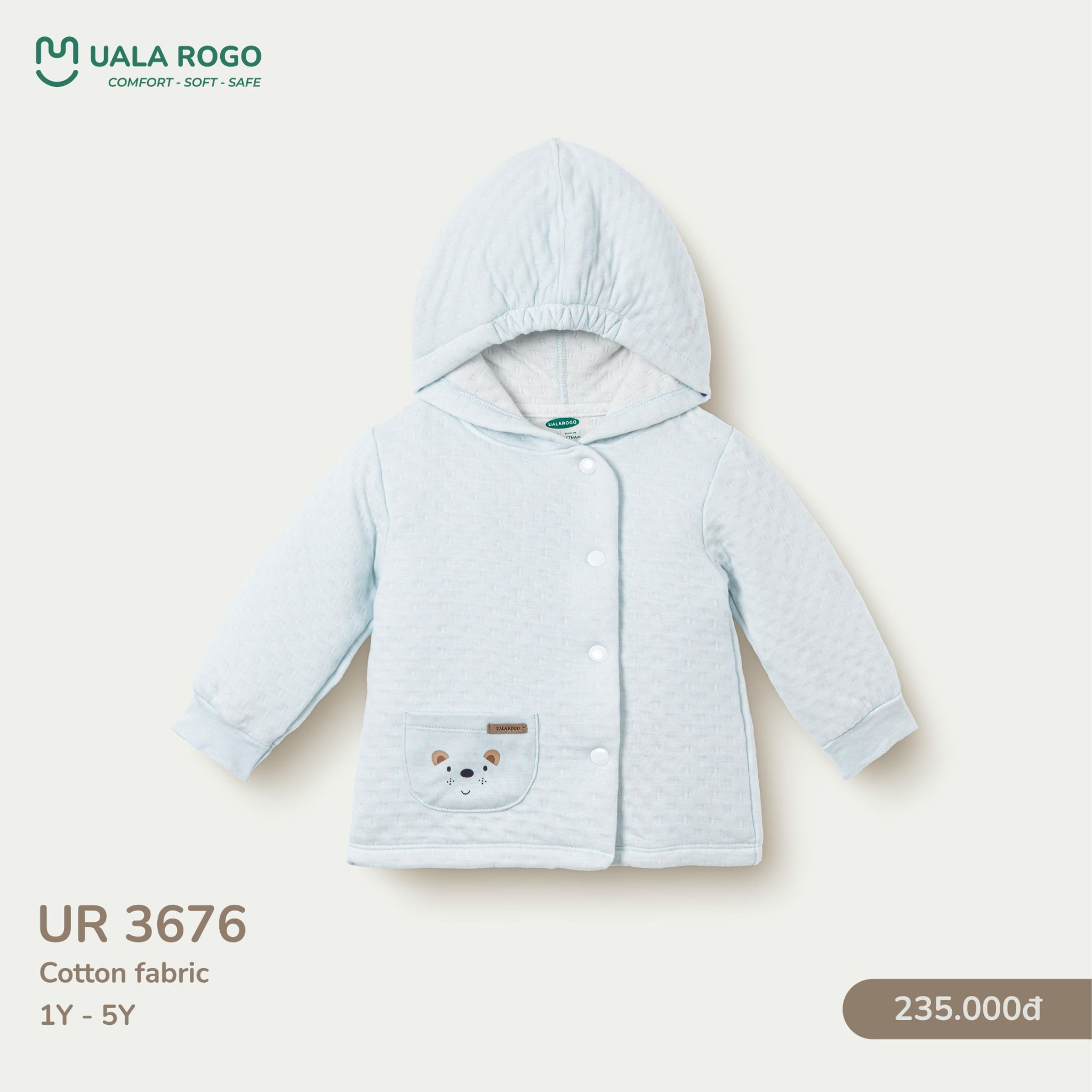  Áo Khoác Chất Liệu Cotton UR 3676 