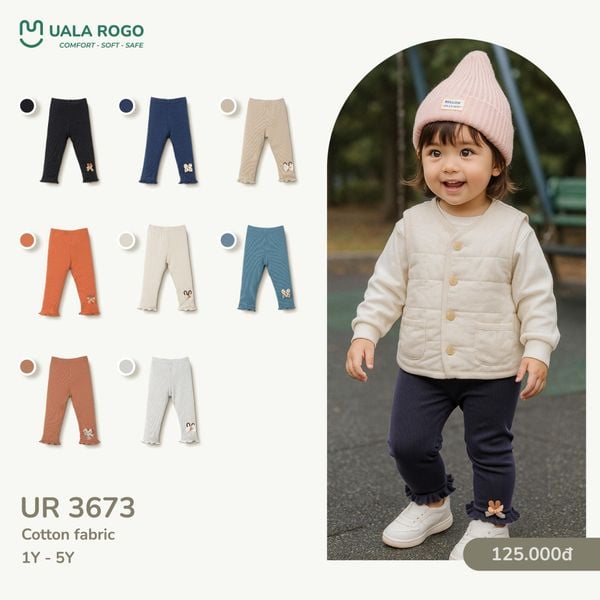  Quần Legging Cho Bé Gái UR 3673 