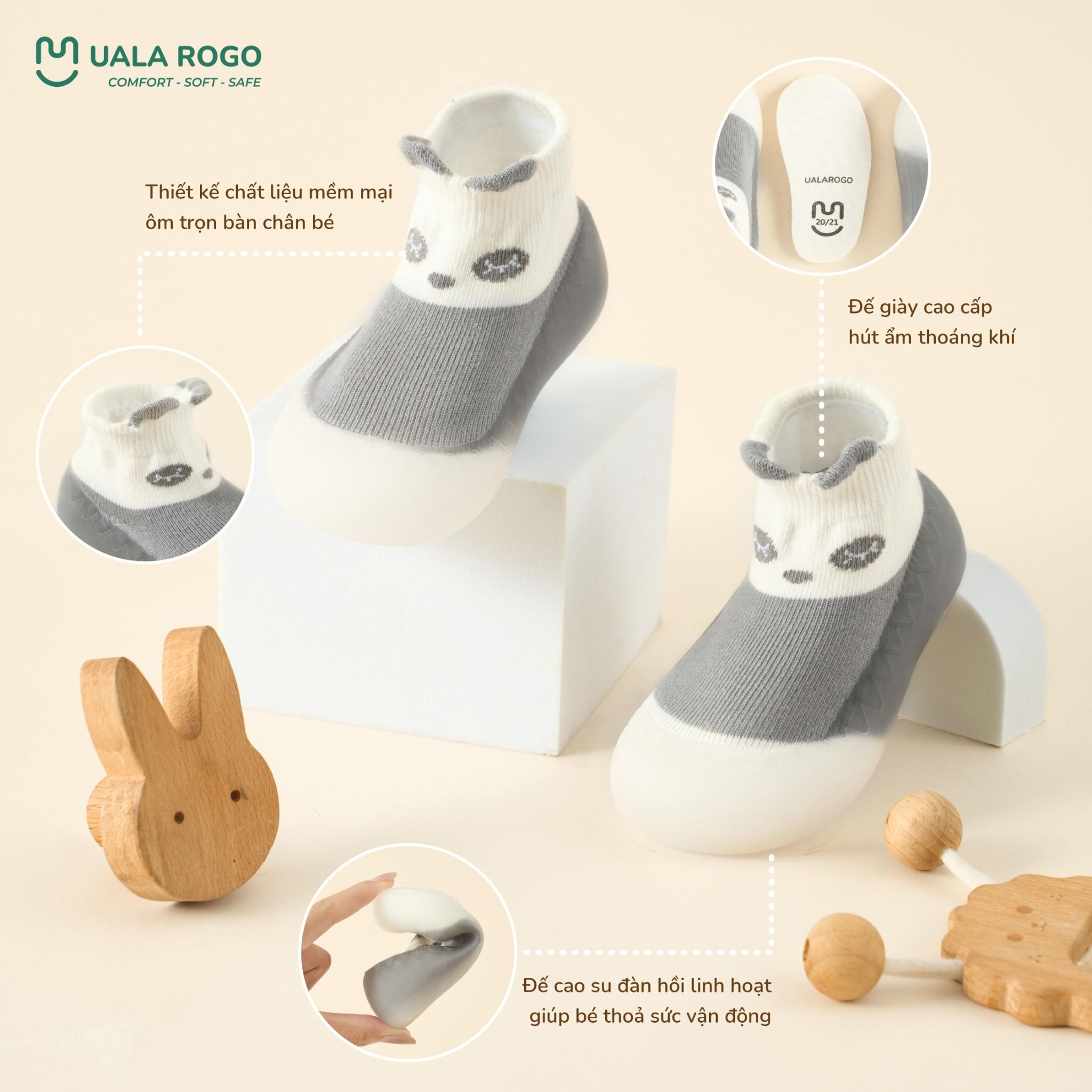  Giày Bún UalaRogo UR 5764 