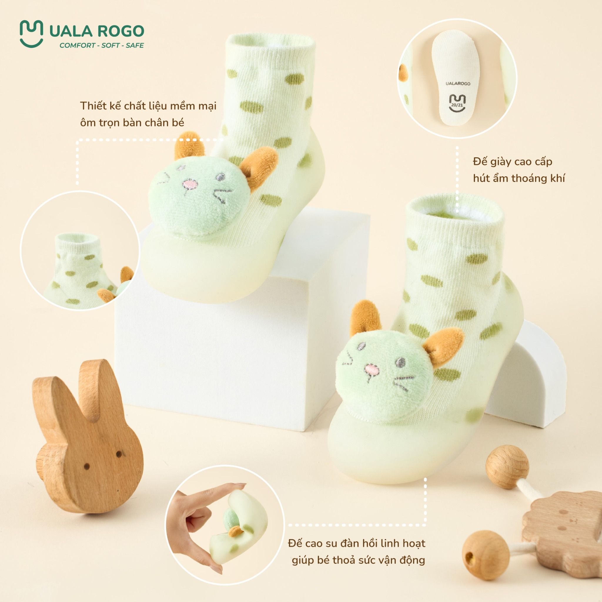  Giày Bún UalaRogo UR 5770 