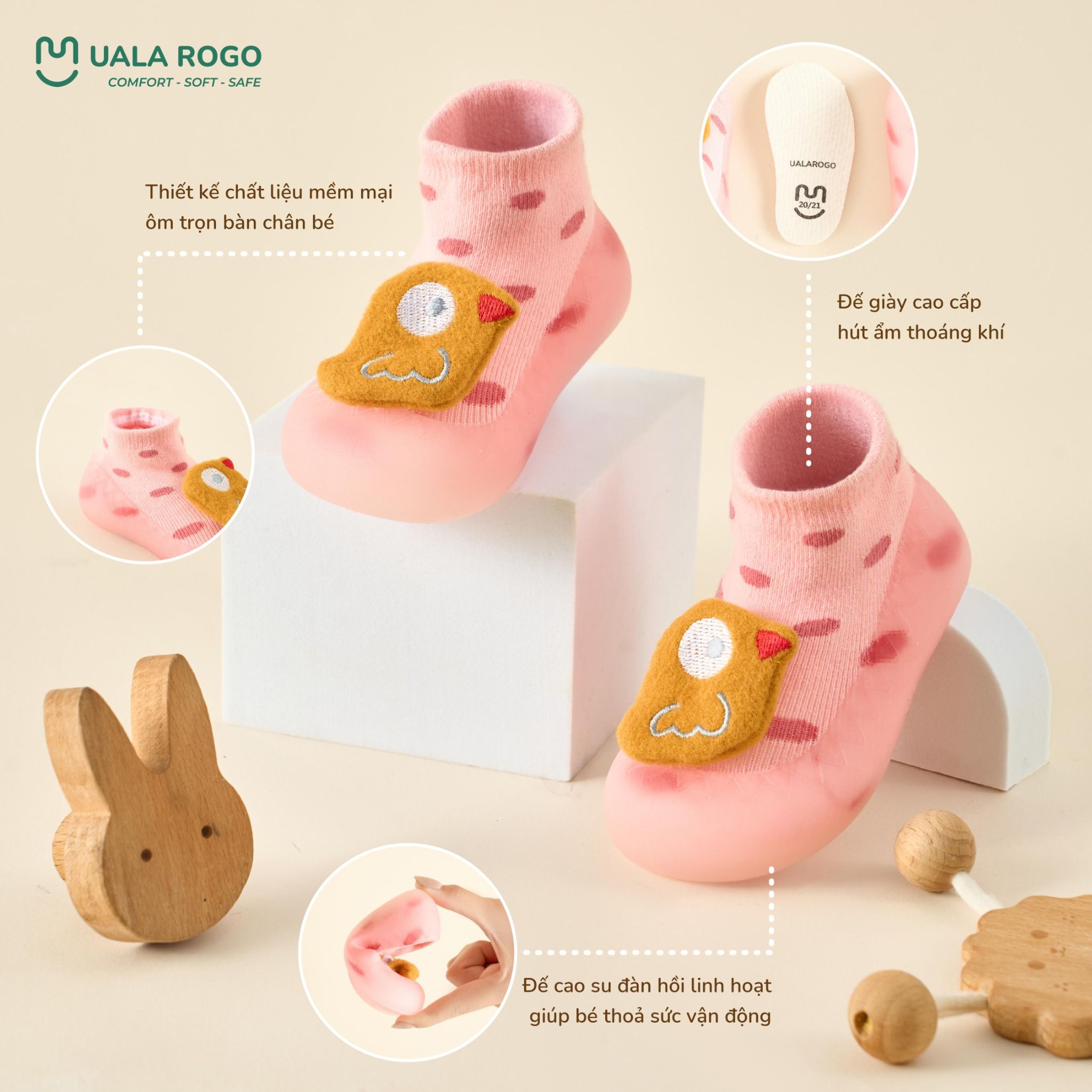  Giày Bún UalaRogo UR 5772 